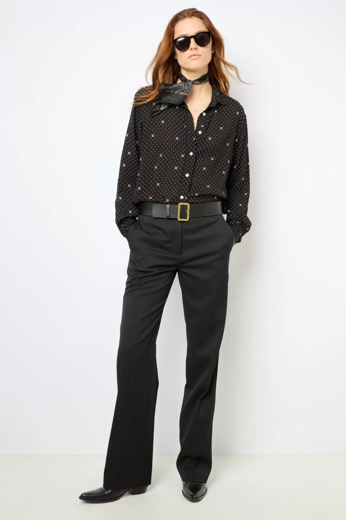 Hot Gerard Darel Black tuxedo pants - DAHO Noir