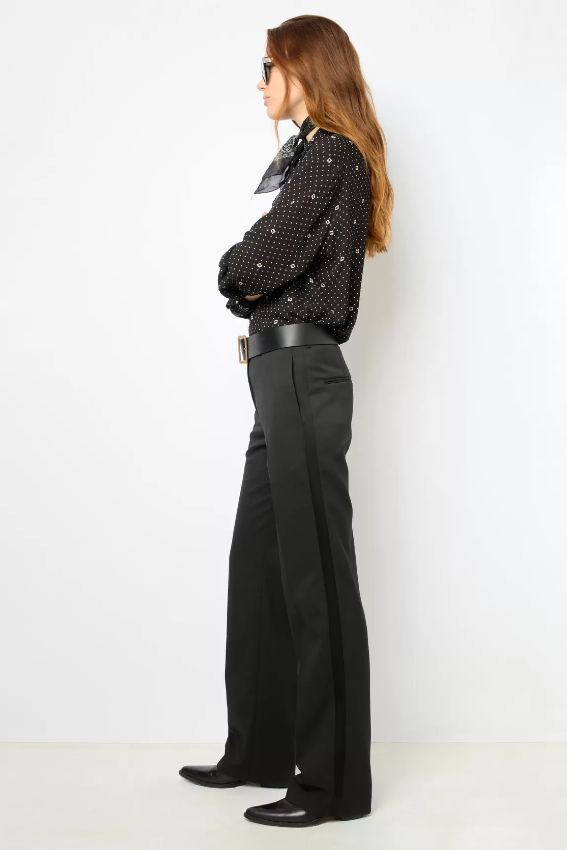 Hot Gerard Darel Black tuxedo pants - DAHO Noir