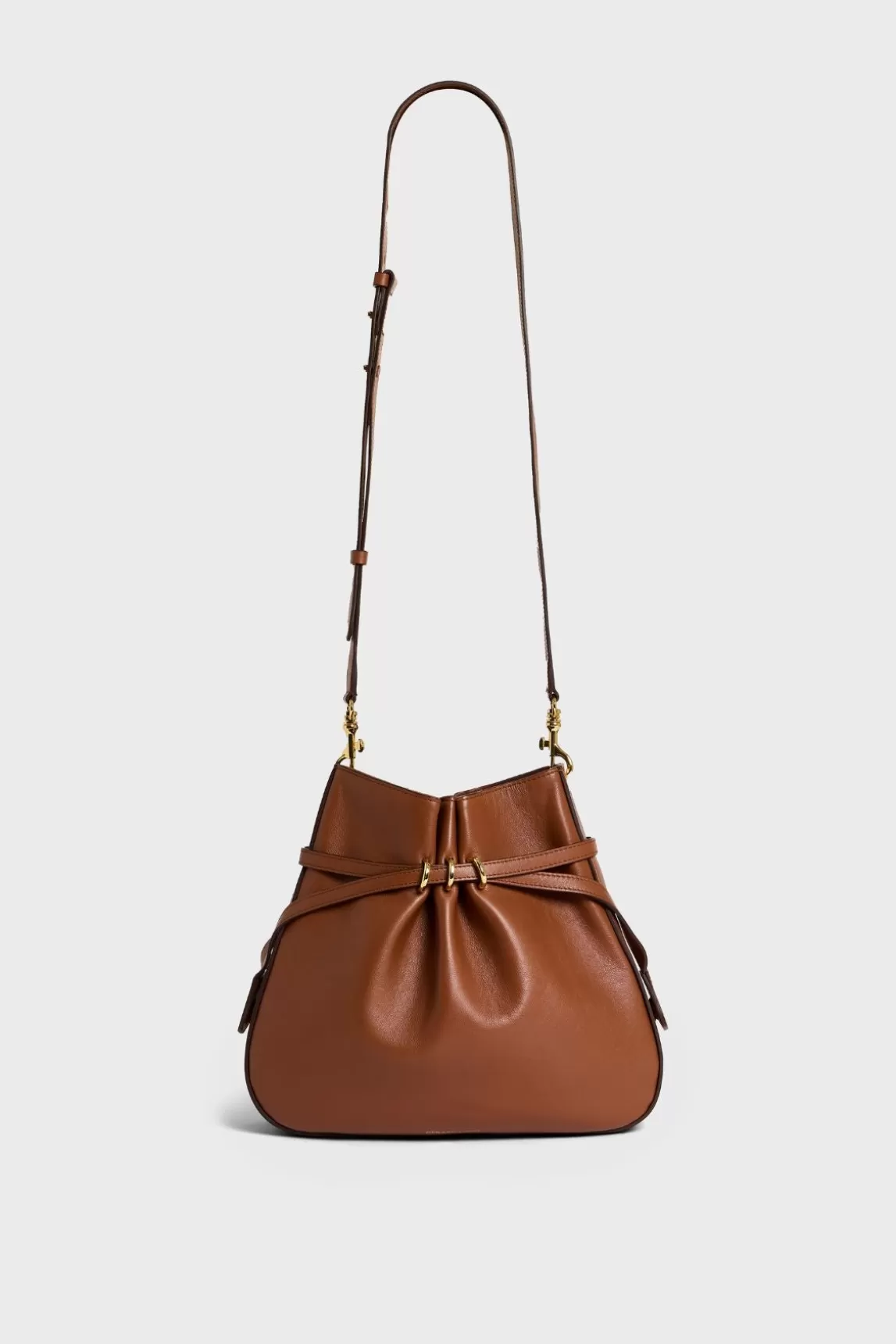 Hot Gerard Darel Bucket bag in leather - LE ROMY Tan