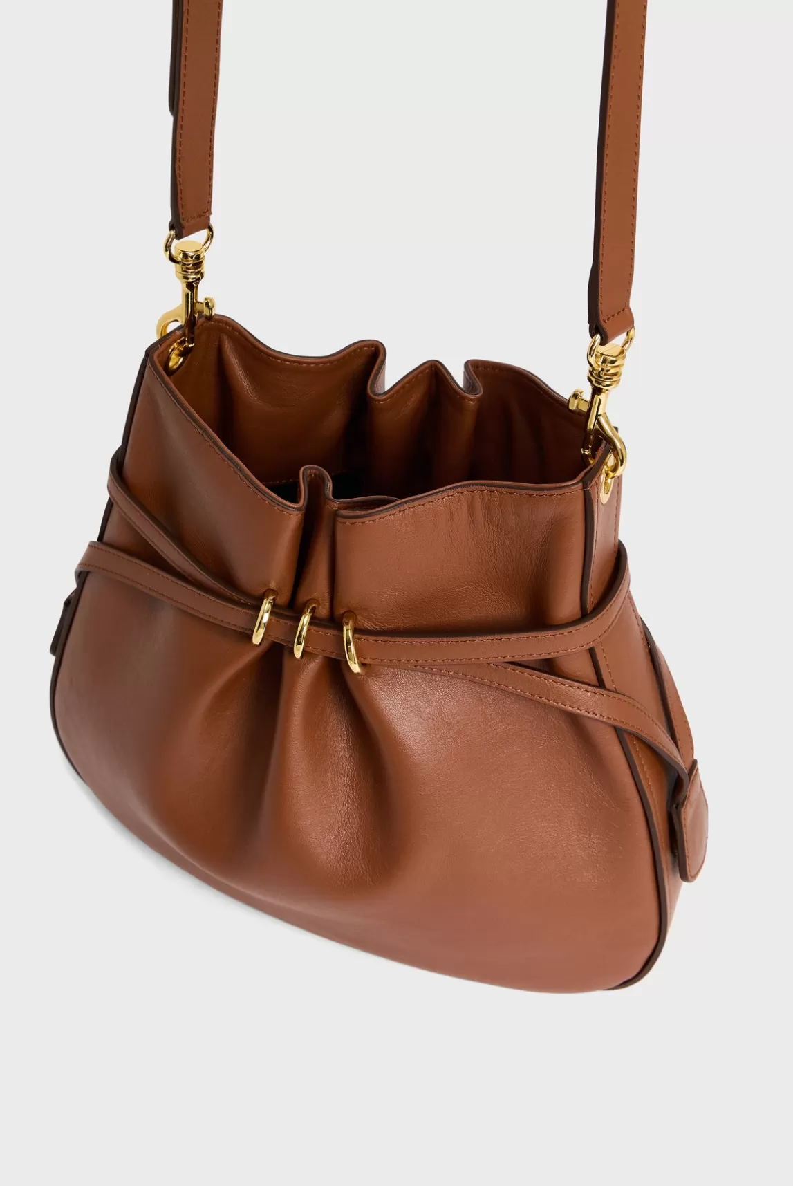 Hot Gerard Darel Bucket bag in leather - LE ROMY Tan