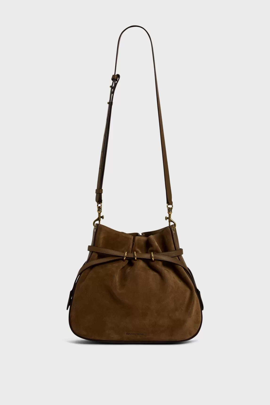 Best Sale Gerard Darel Bucket bag in suede leather - ROMY Toundra