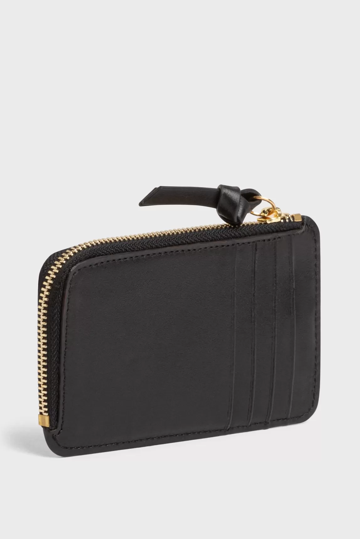 Discount Gerard Darel Cardholder in plain leather - CARDHOLDER Black