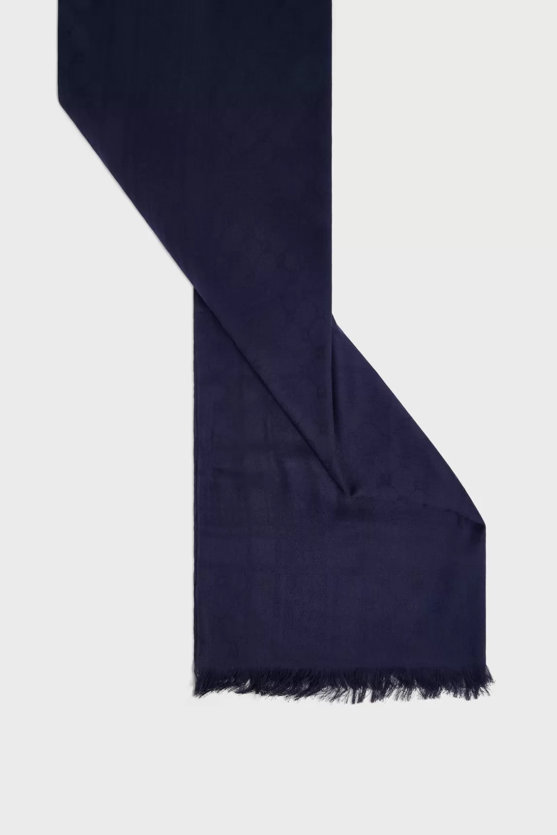 Clearance Gerard Darel Cotton and modal scarf with monogram - DOMITILLE Marine