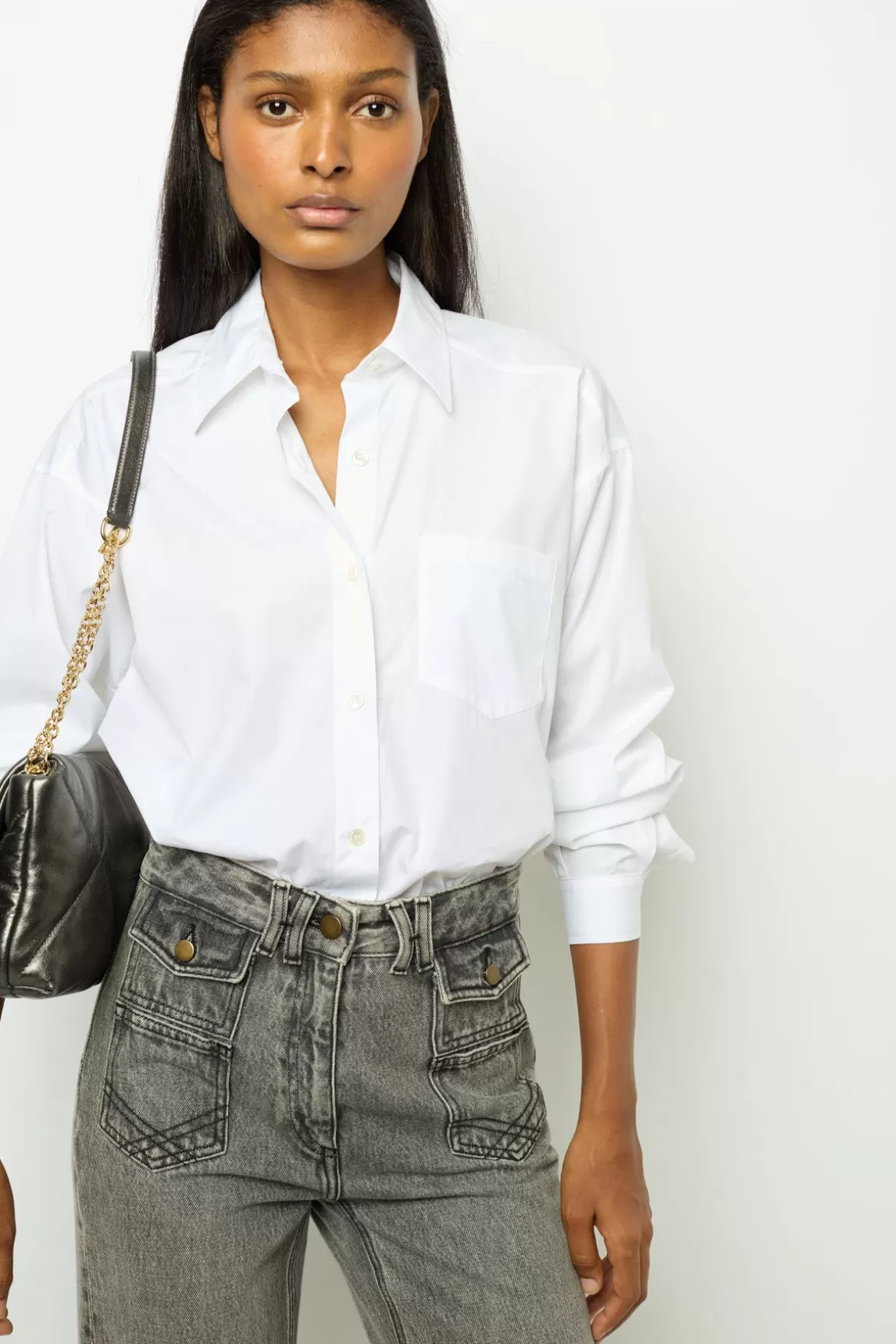 Best Sale Gerard Darel Cotton poplin shirt -CASTILL"])self.__next_f.push([1,"E White