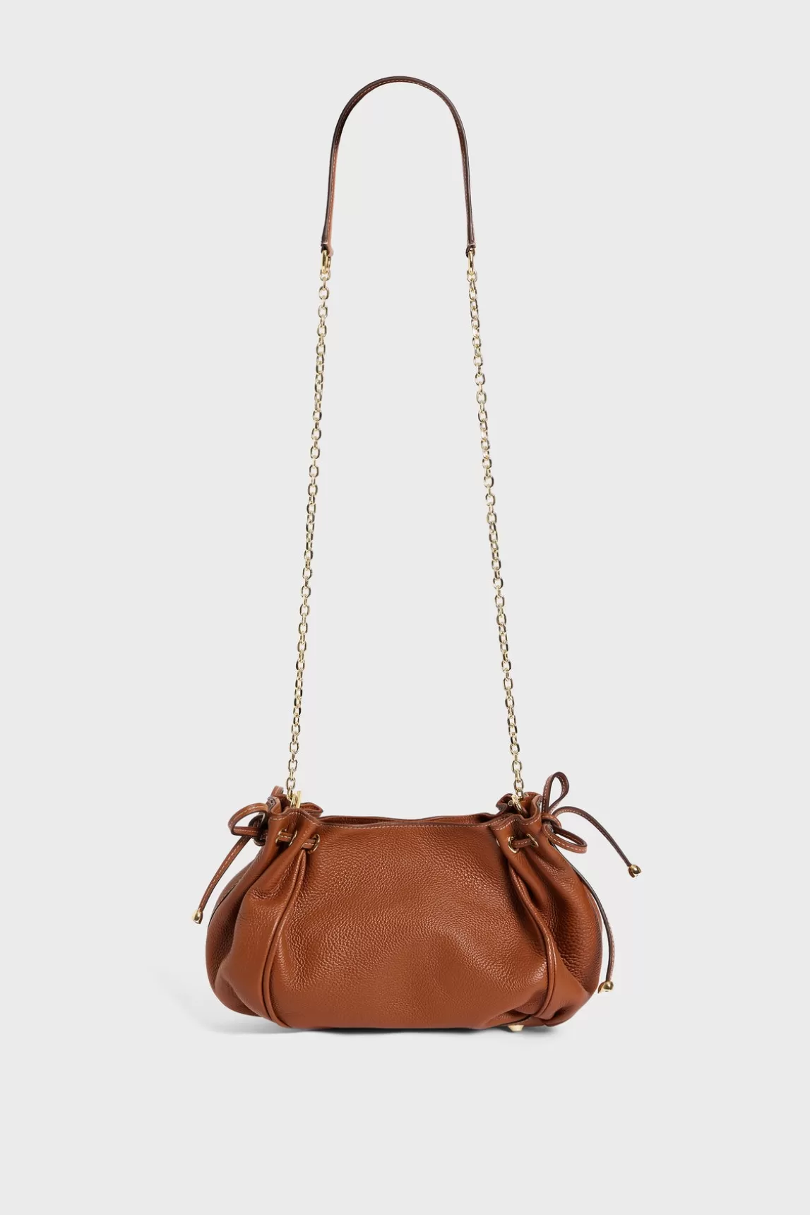 Fashion Gerard Darel Crossbody bag in leather - LE MINI 24 Tan