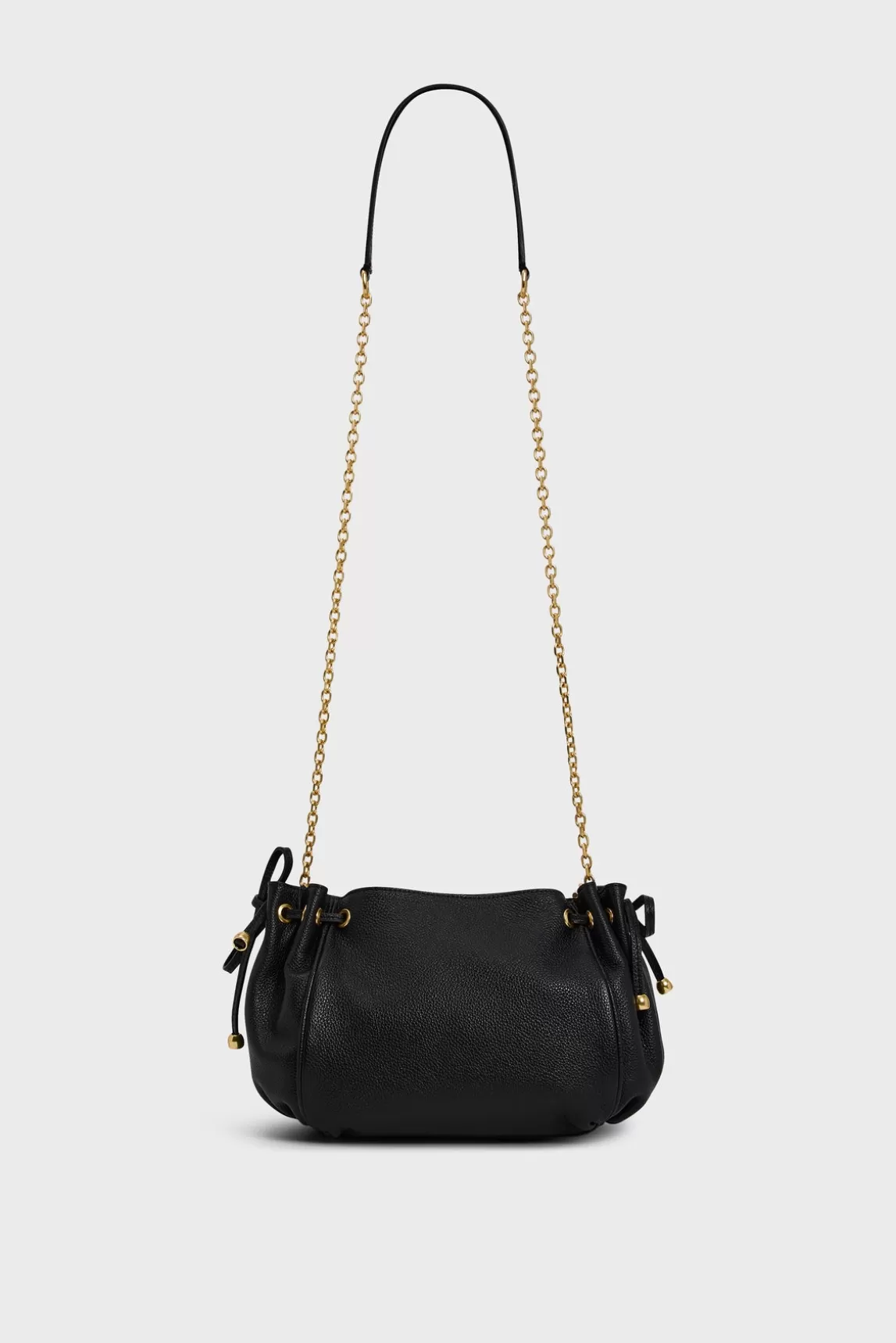 Outlet Gerard Darel Crossbody bag in leather - LE MINI 24 Noir