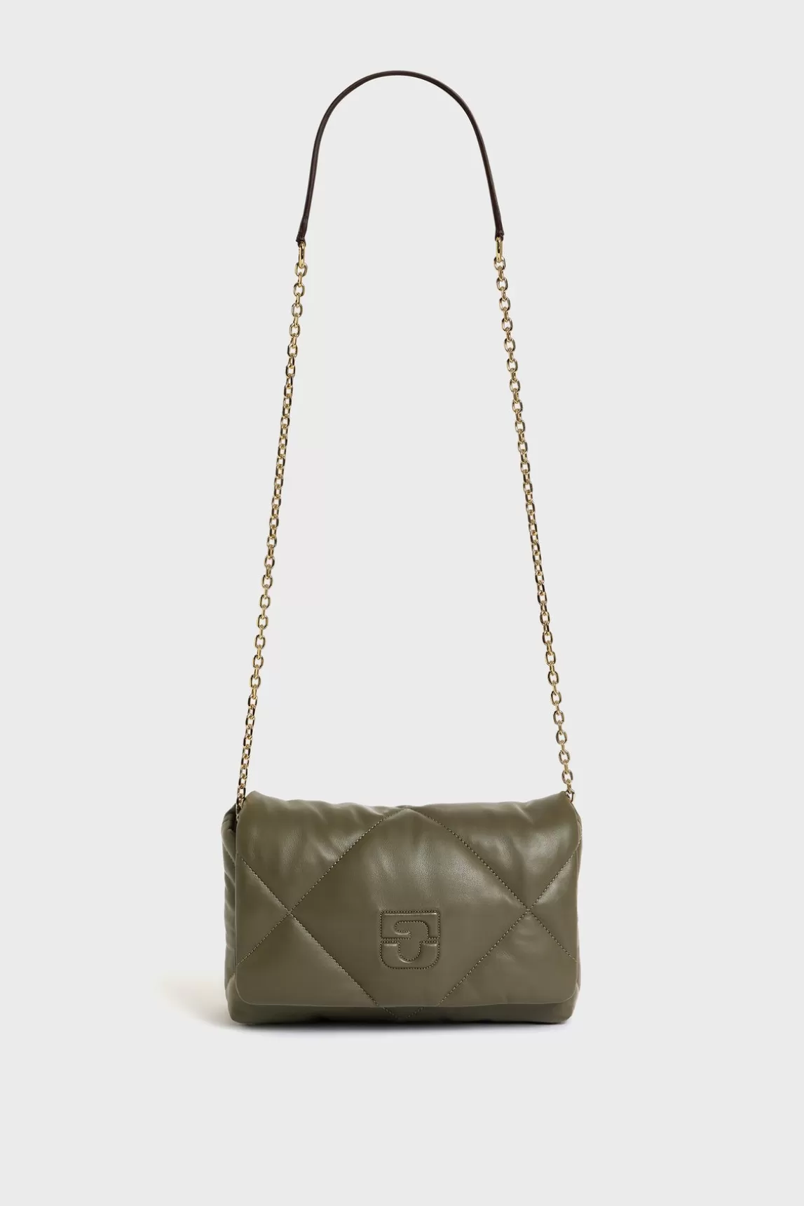 Online Gerard Darel Crossbody bag in quilted leather - LE FANNY Kaki