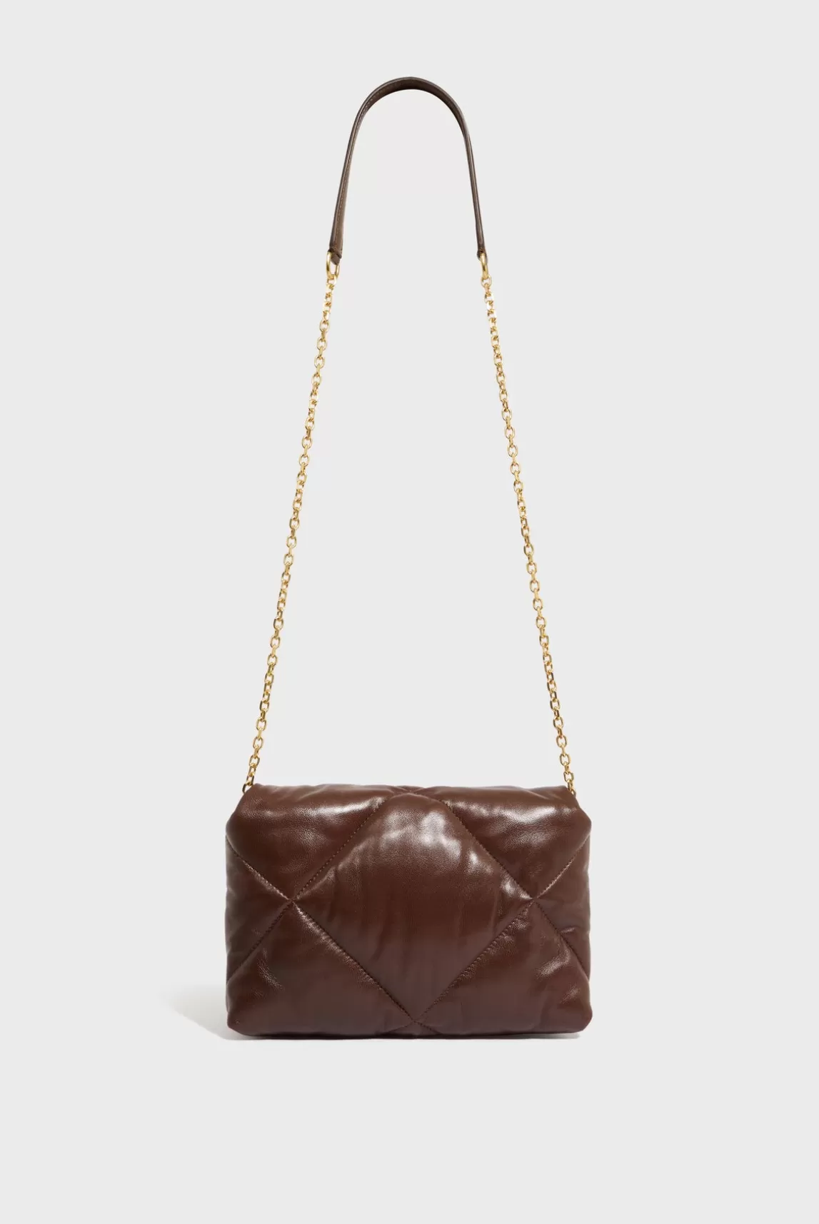 Sale Gerard Darel Crossbody bag in quilted leather - LE FANNY Chataigne