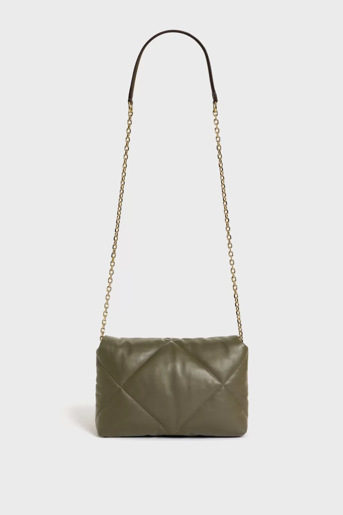 Online Gerard Darel Crossbody bag in quilted leather - LE FANNY Kaki