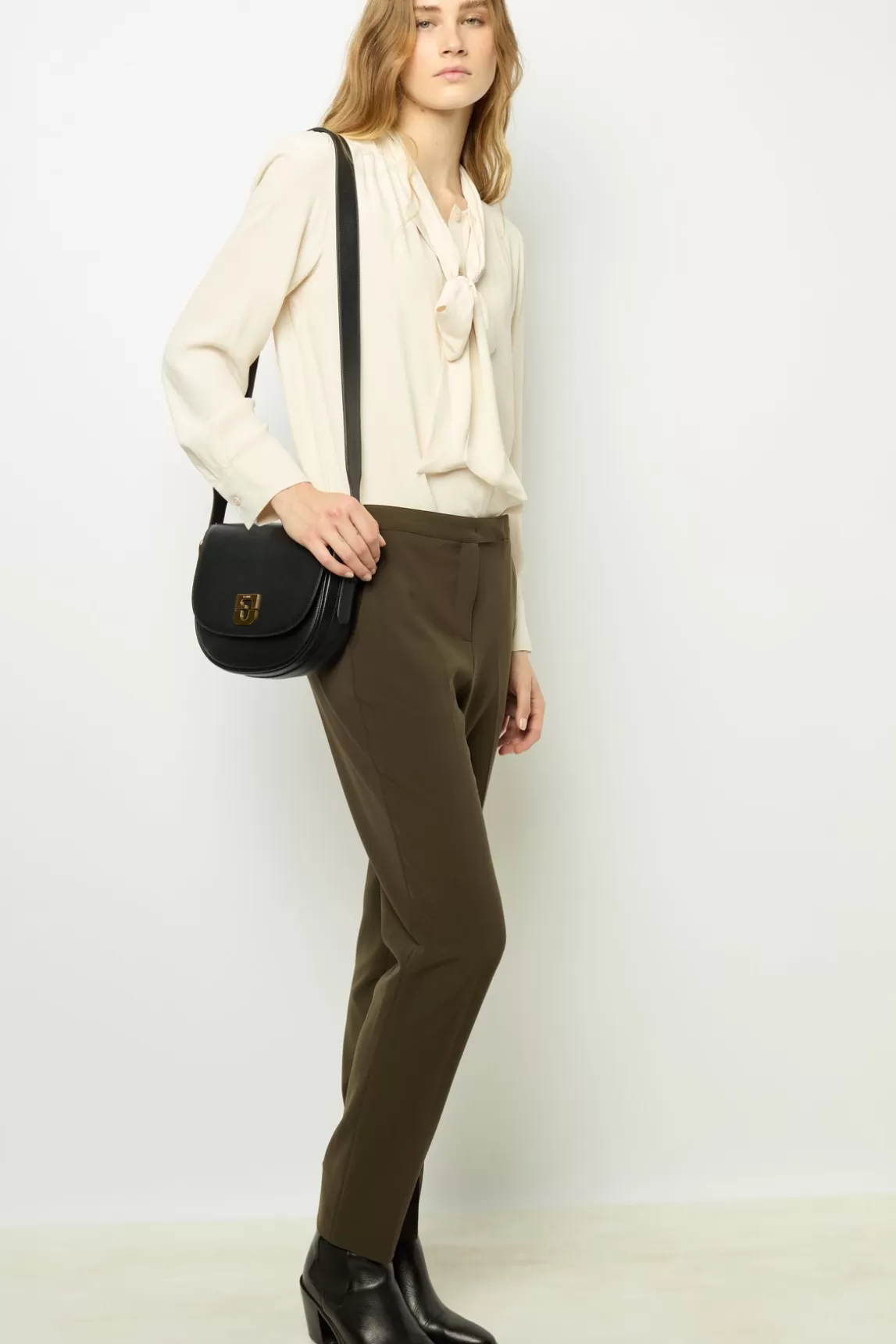 Outlet Gerard Darel Elasticated slim pants - NEA VertKaki