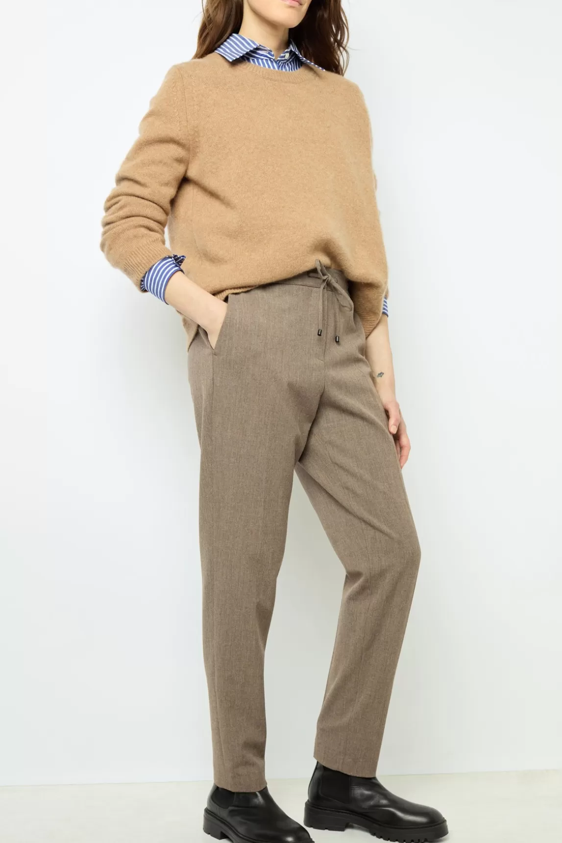 Store Gerard Darel Elasticated suit pants - NAYMA Ficelle