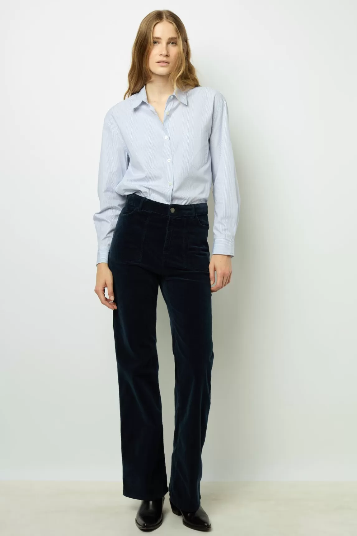 Sale Gerard Darel Flared corduroy pants - NAZIA Marine