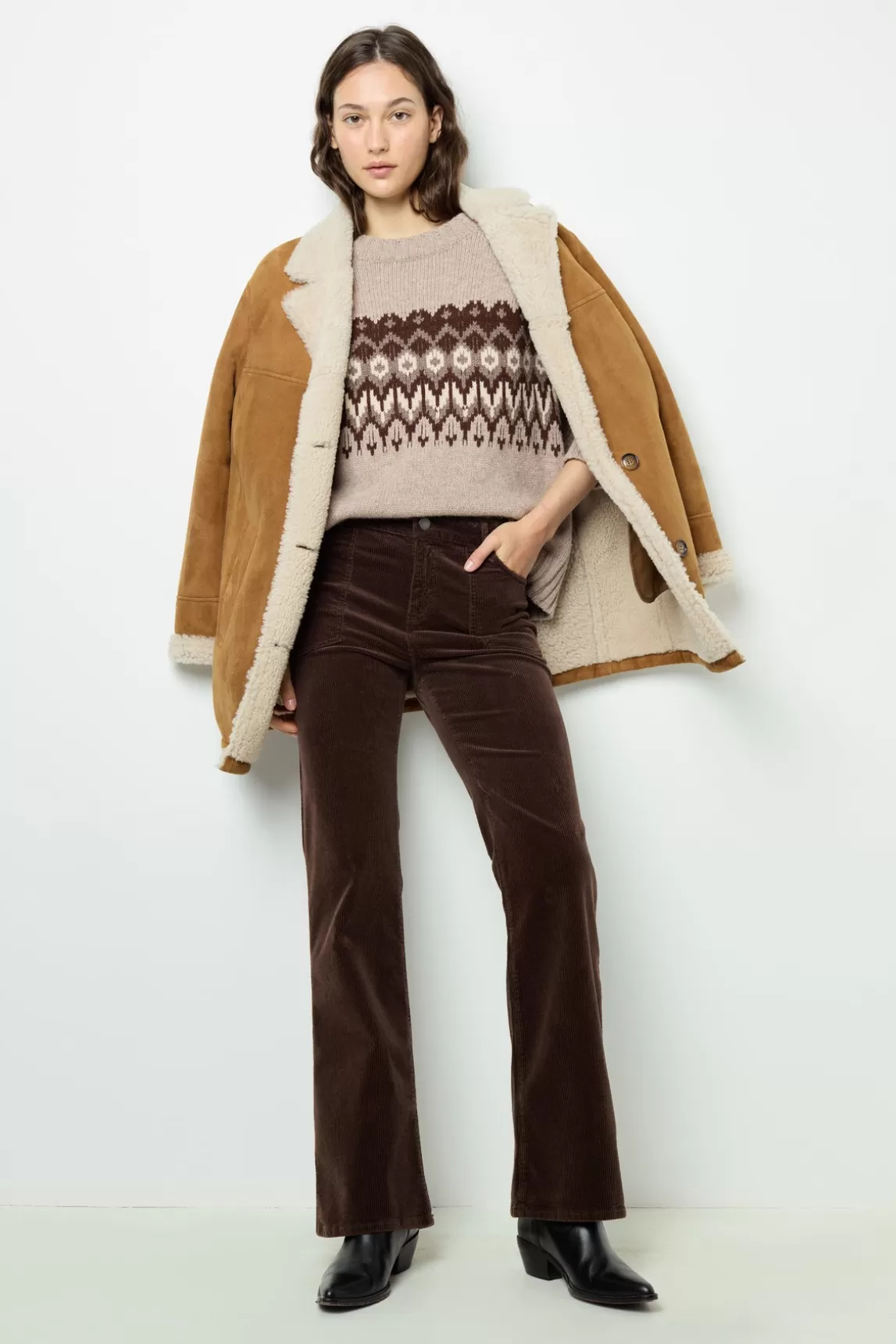 Outlet Gerard Darel Flared corduroy pants - NAZIA Cinanon