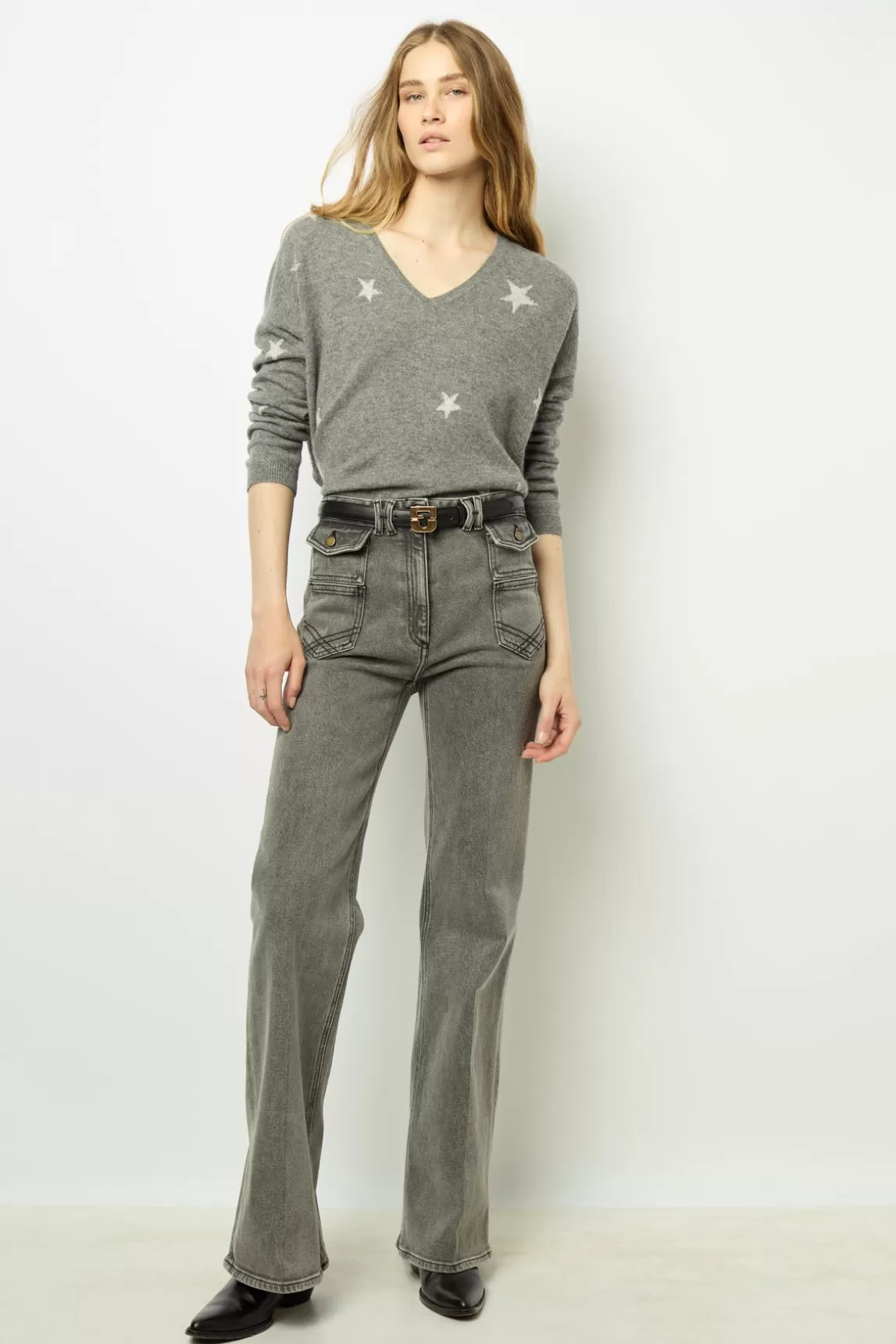 Hot Gerard Darel Flared jeans - ANNA GrisChiné