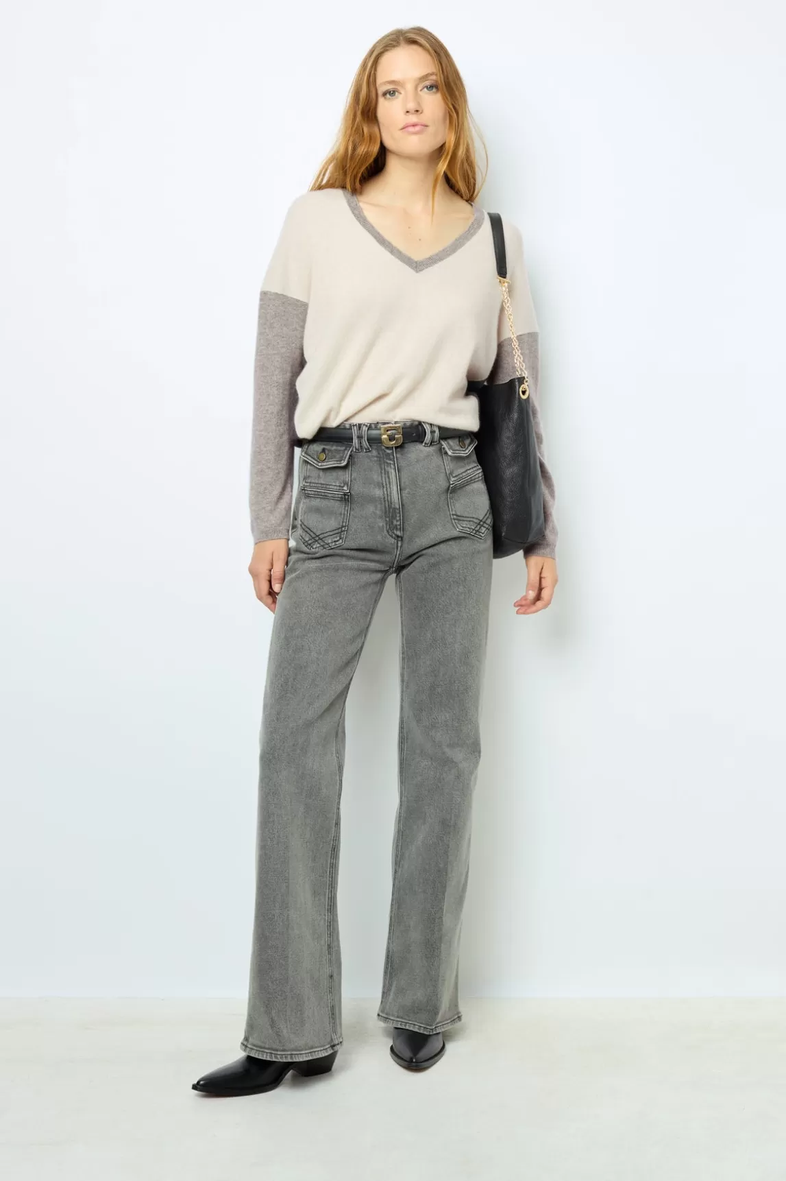 New Gerard Darel Flared jeans - ANNA GrisChiné