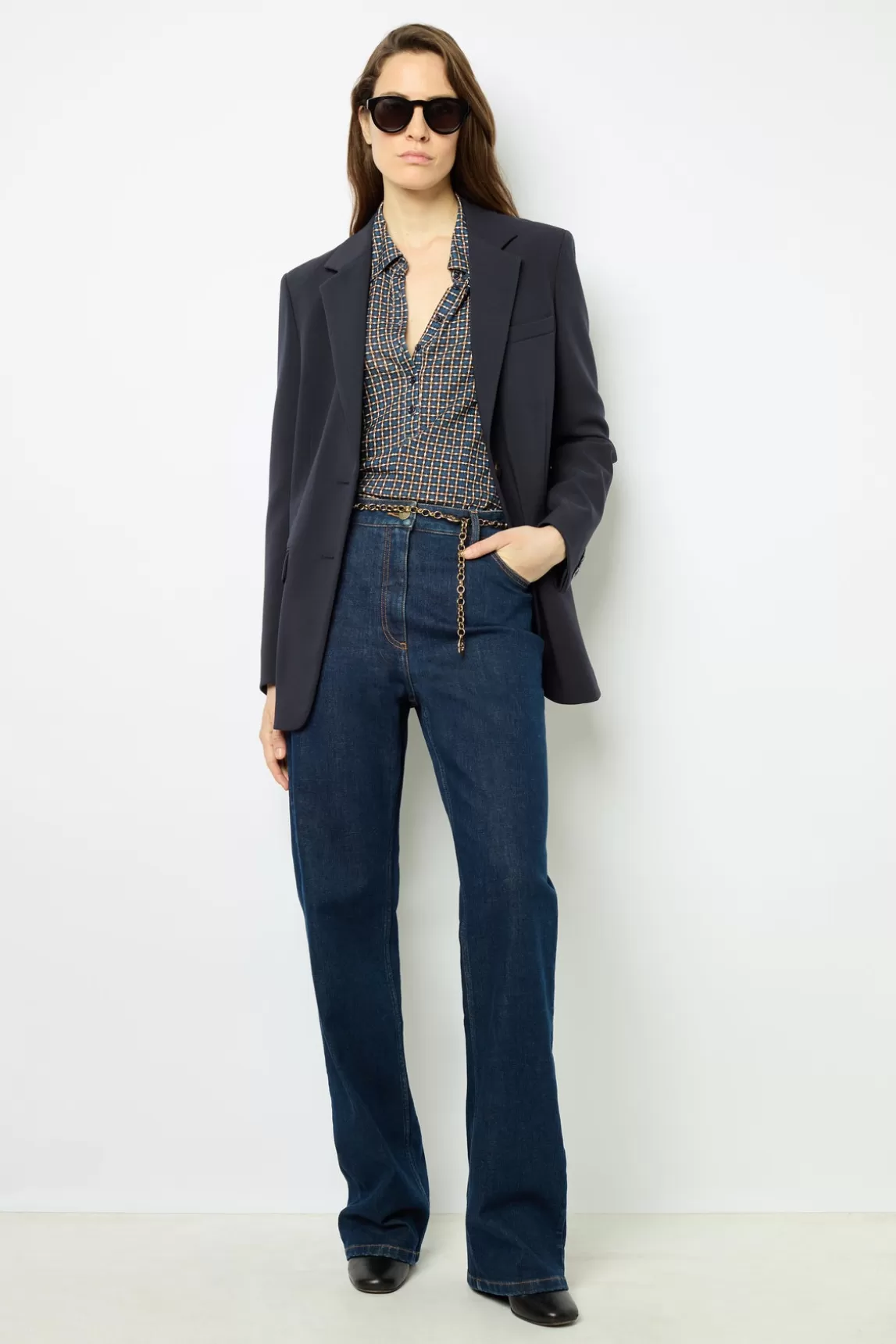 Outlet Gerard Darel Flared jeans - NIGELLE Marine