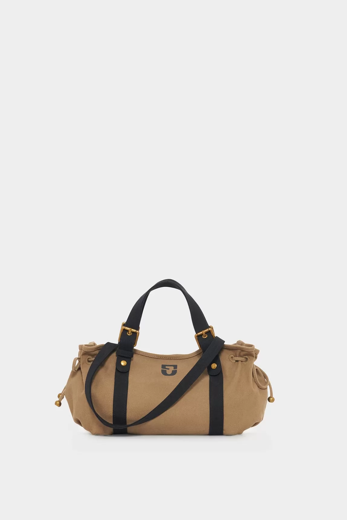 Online Gerard Darel Handbag in canvas - 18H Kaki/Noir