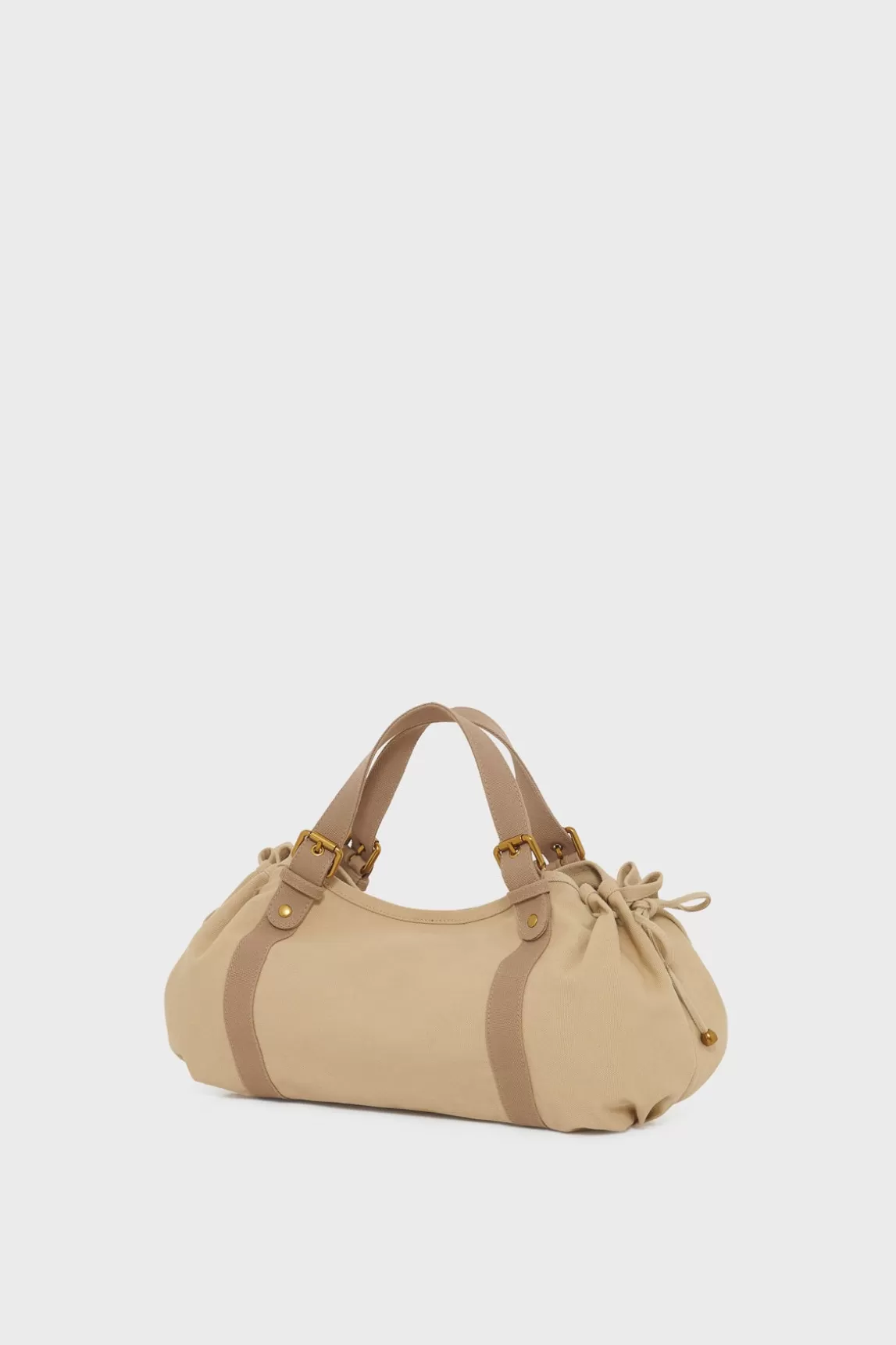 Discount Gerard Darel Handbag in canvas - 24H Beige/Cannelle