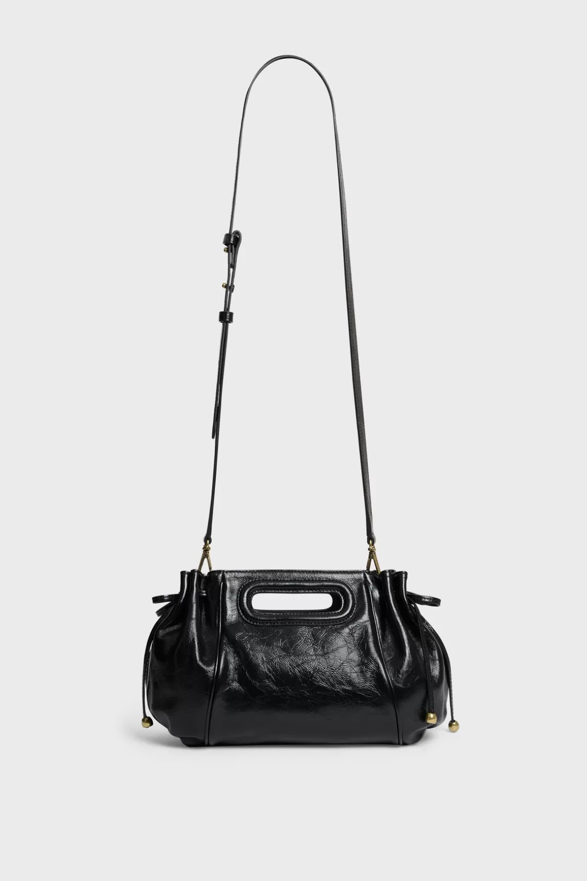 Cheap Gerard Darel Handbag in crumpled leather - MINI DANY Black