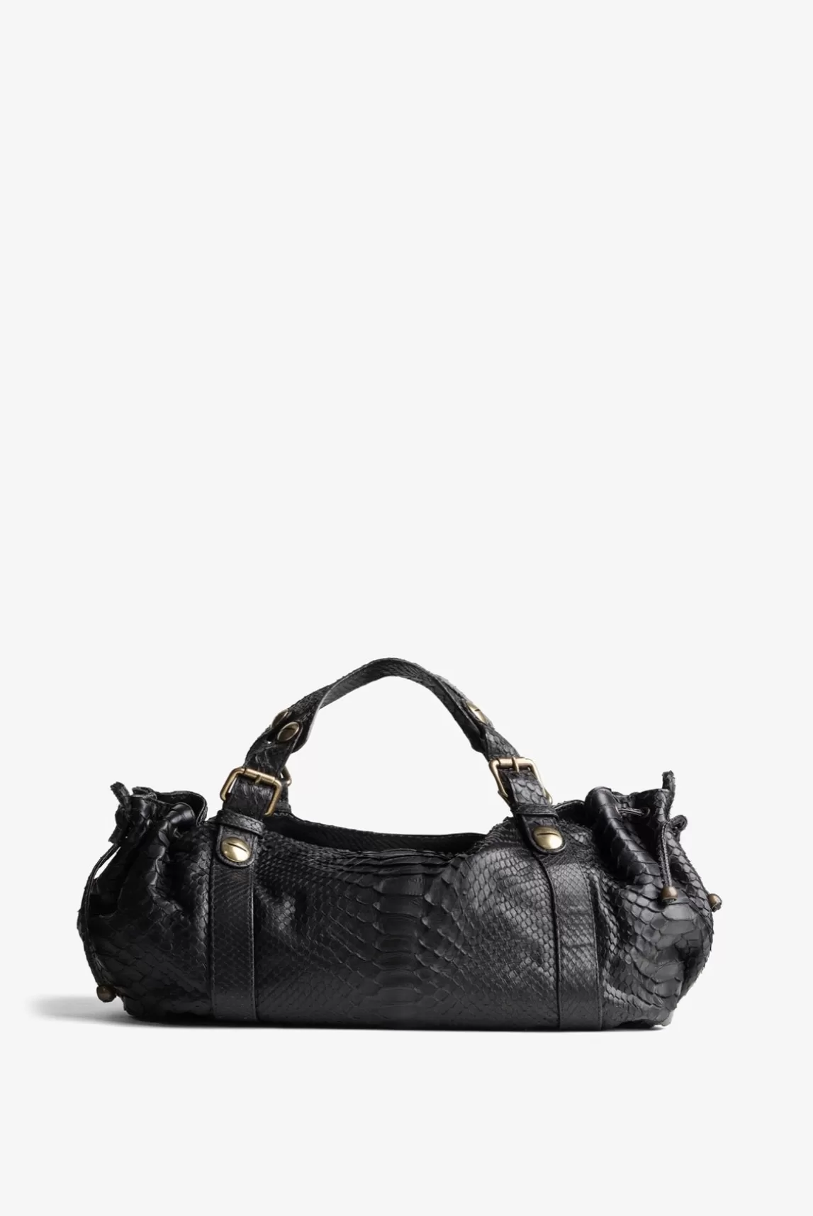 New Gerard Darel Handbag in python - 24H Black