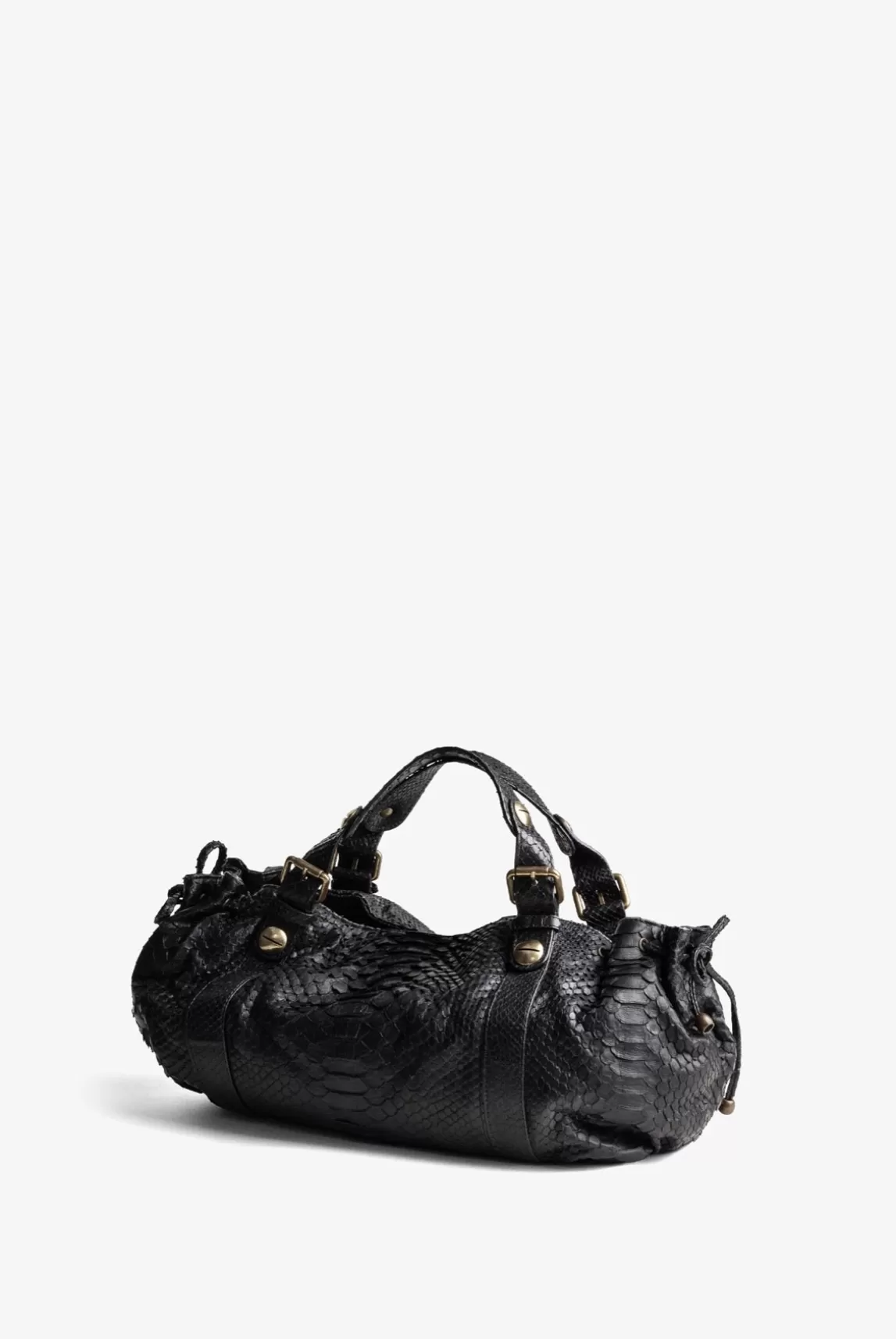 New Gerard Darel Handbag in python - 24H Black