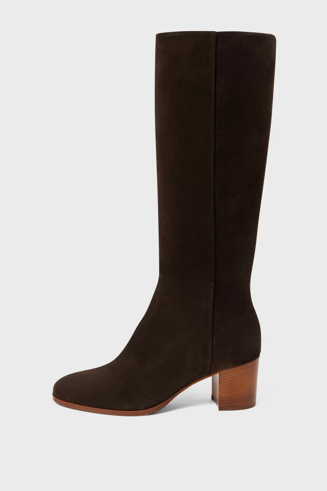 New Gerard Darel Heeled boots in khaki suede - LIZZIE Marron