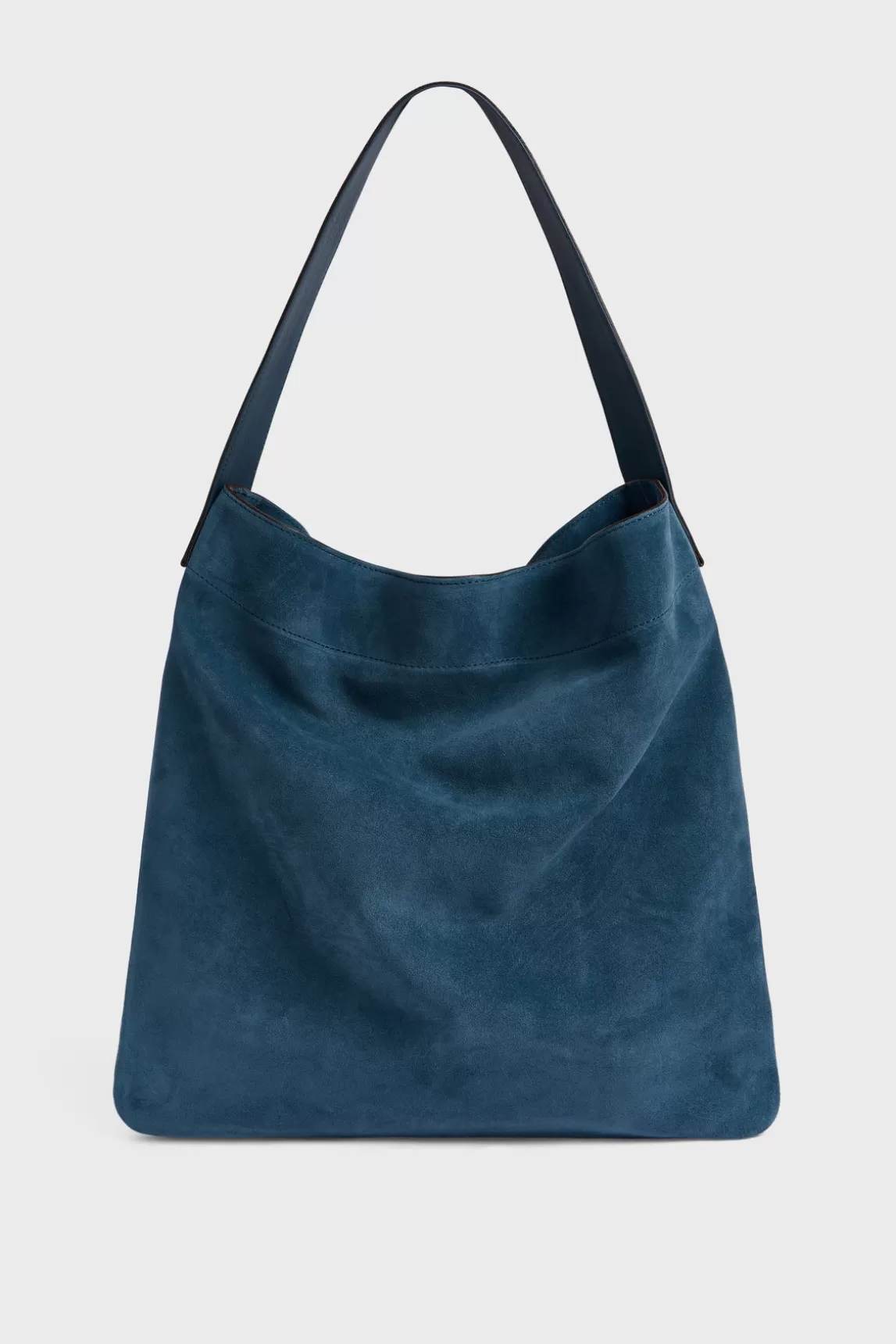 Fashion Gerard Darel Hobo bag in suede leather - LADY Bleudélavé