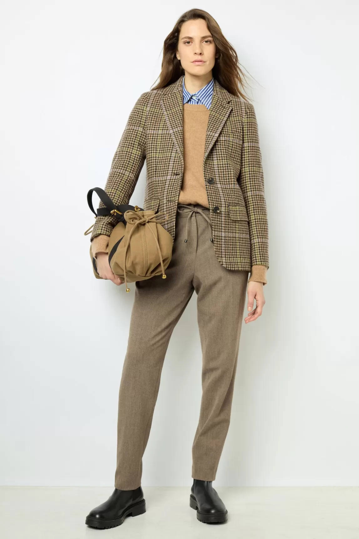 New Gerard Darel Houndstooth blazer - MISTI Marron