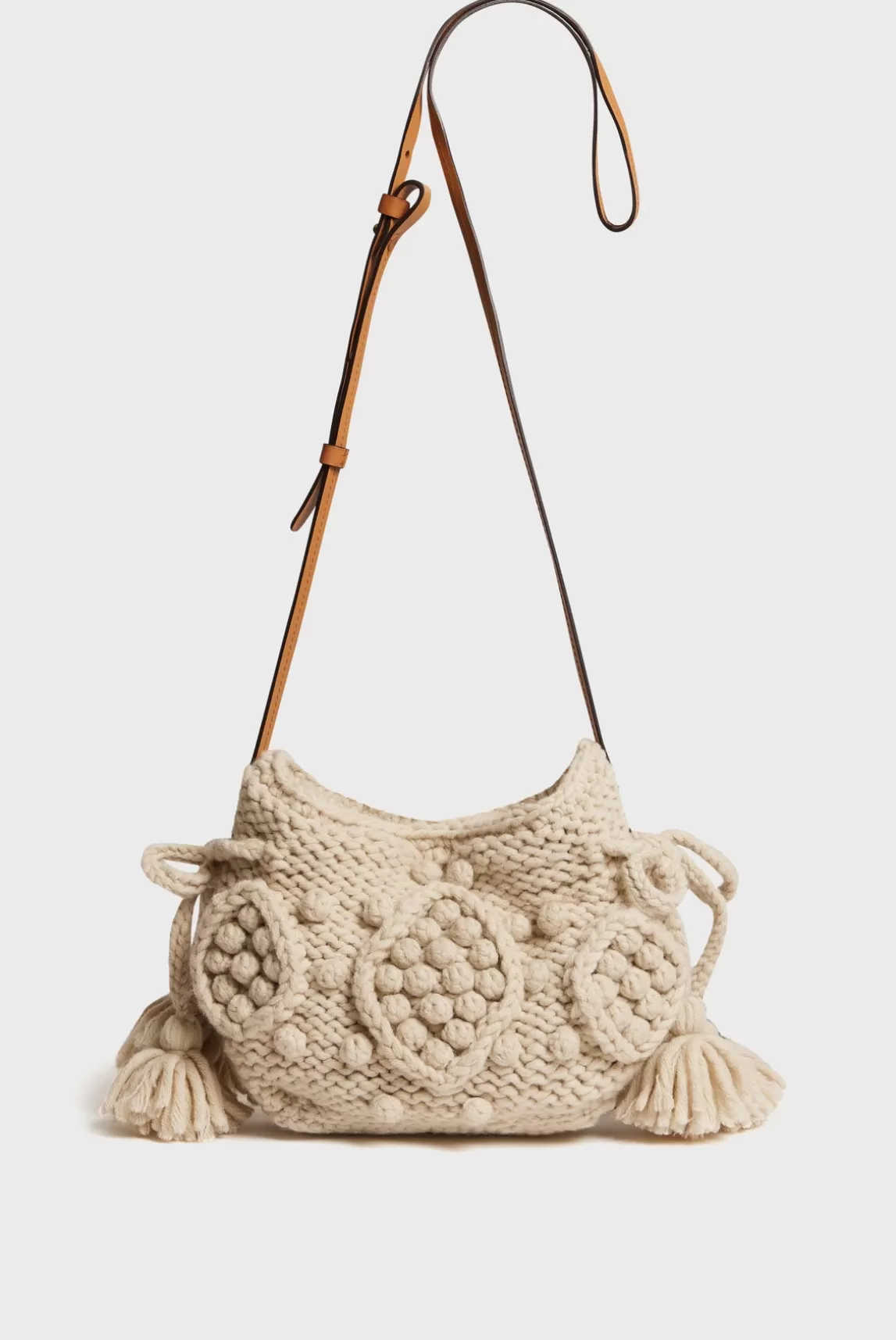 Best Gerard Darel Knitted crossbody bag - MINI 24 Natural