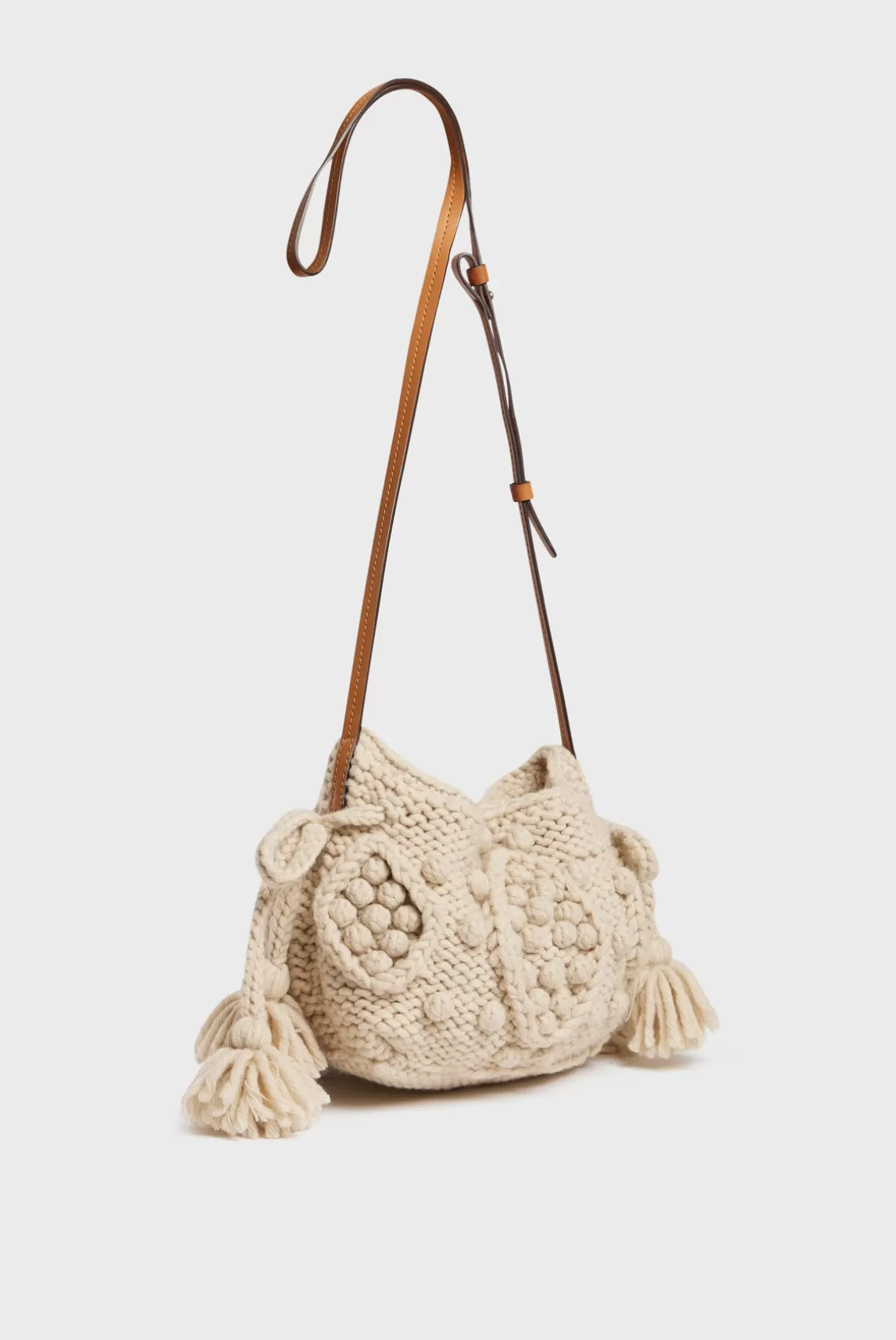 Best Gerard Darel Knitted crossbody bag - MINI 24 Natural