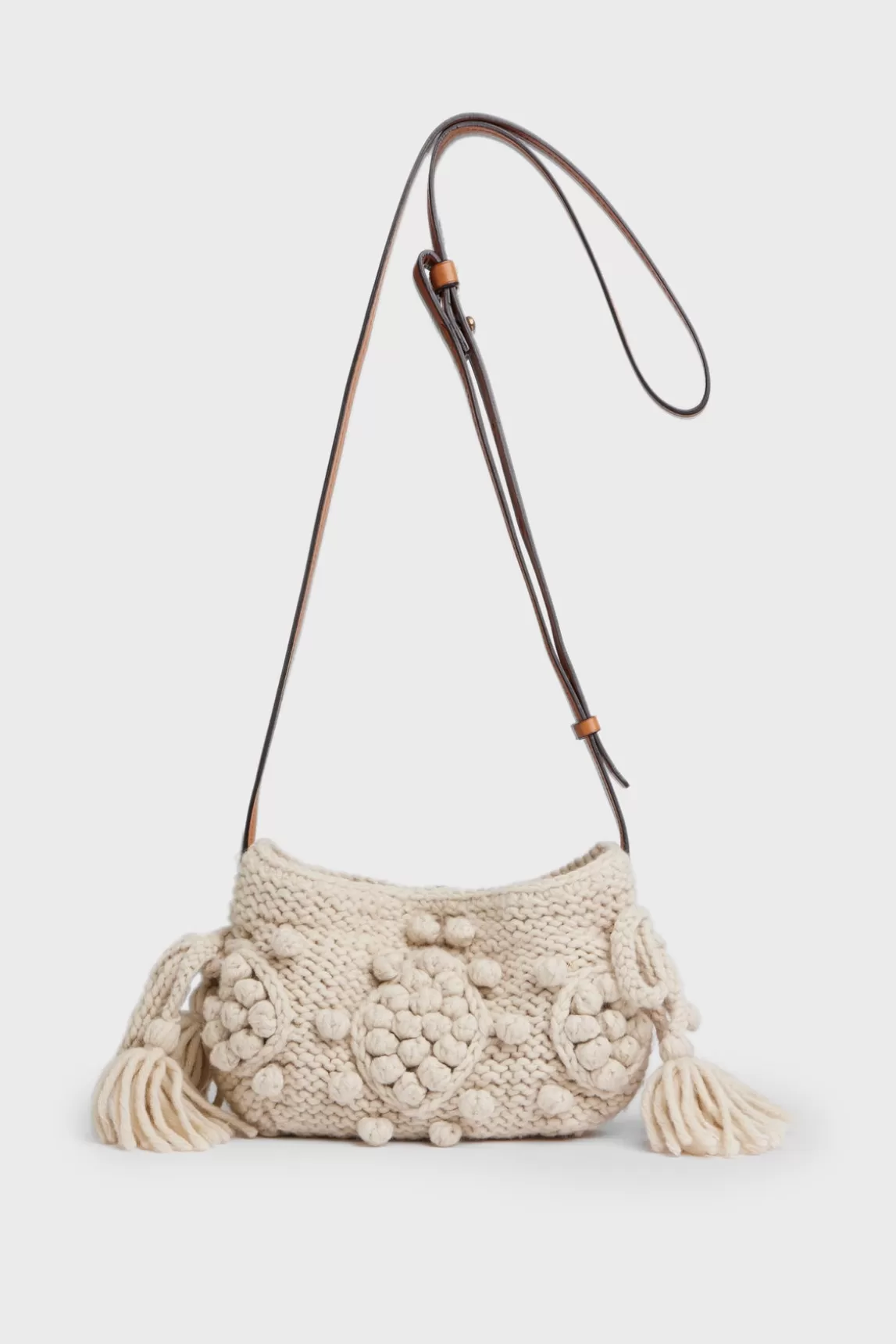 Online Gerard Darel Knitted crossbody- MINI 24 Natural