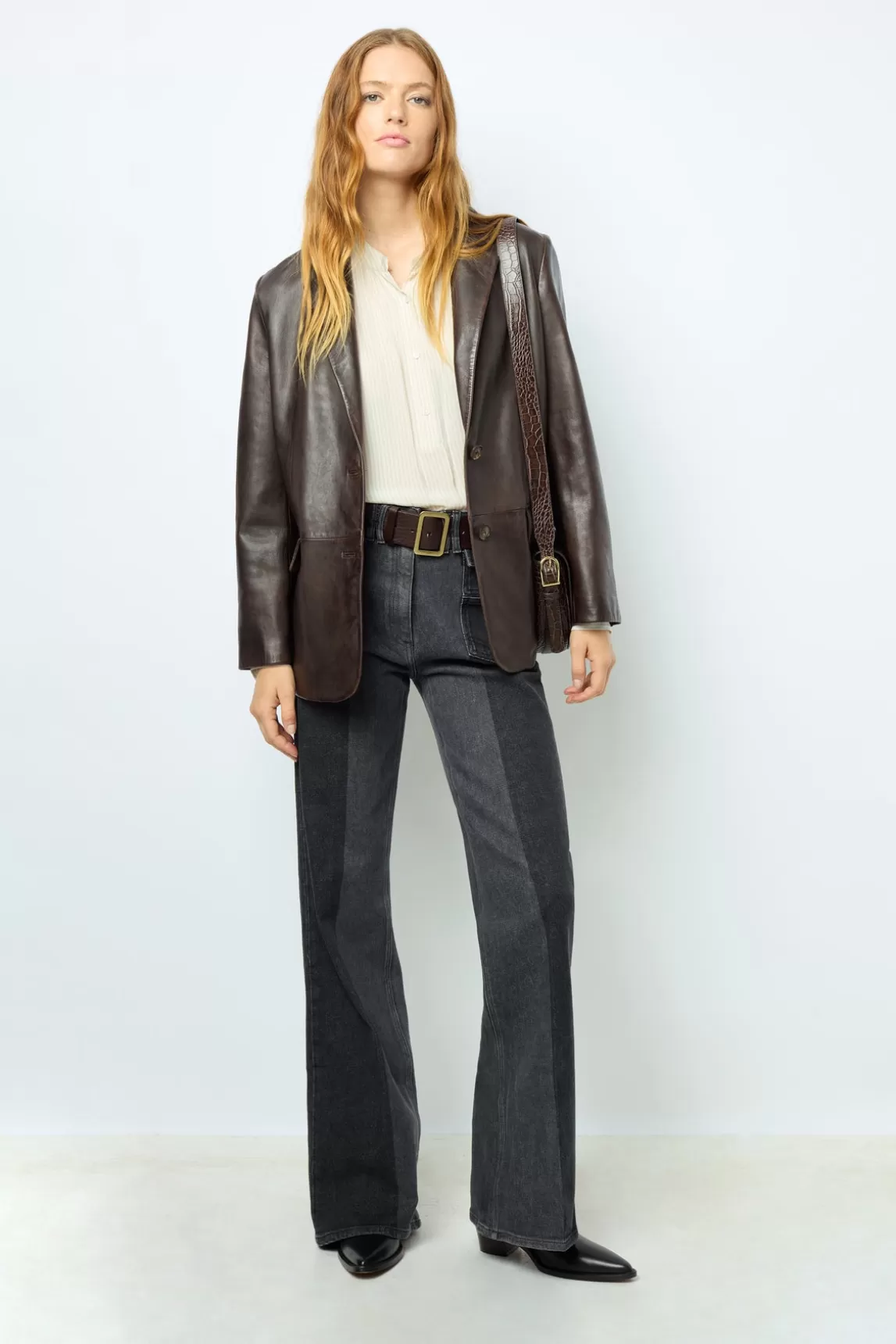 Best Sale Gerard Darel Lamb leather blazer - BEA Cinanon