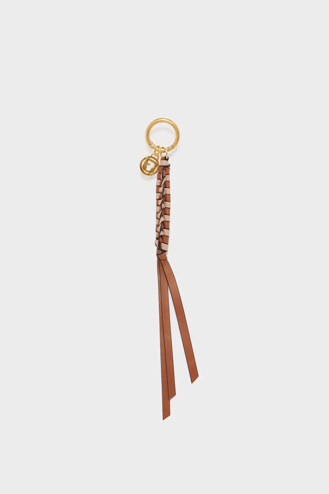 Shop Gerard Darel Leather charm -SCOUBIDOU Beige