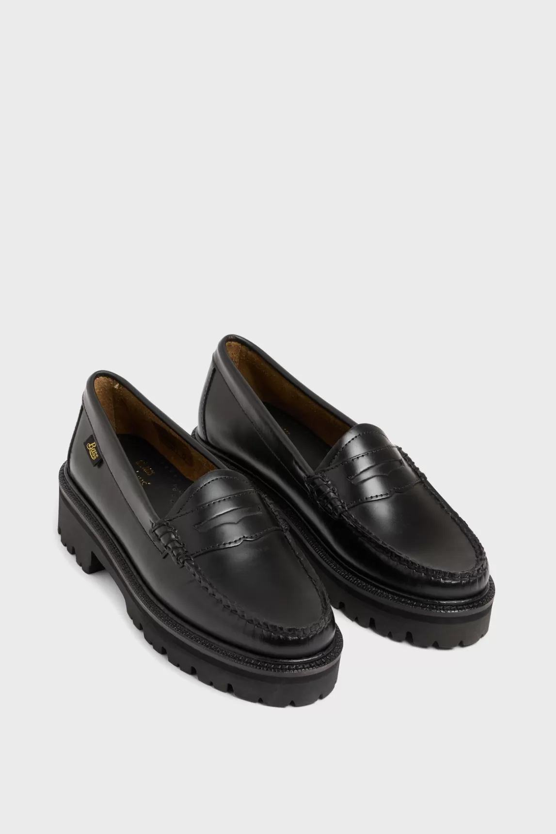 Flash Sale Gerard Darel Leather loafers with notched sole - EMMY Black