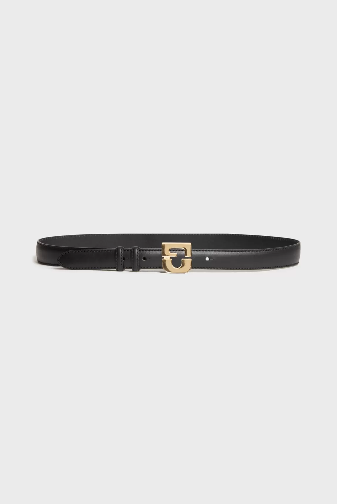 Discount Gerard Darel Leather signature belt - LE LAUREN Black