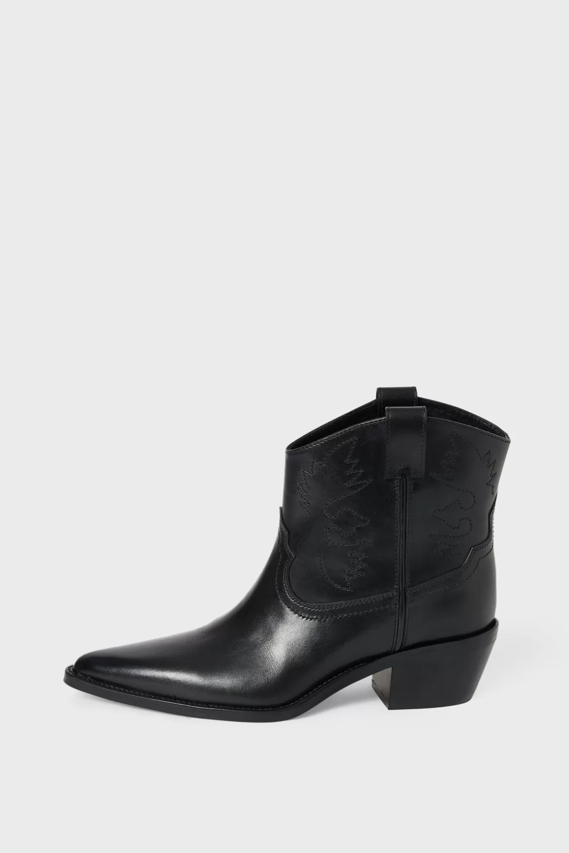 Best Sale Gerard Darel Leather Western Boots - TAYLOR Noir