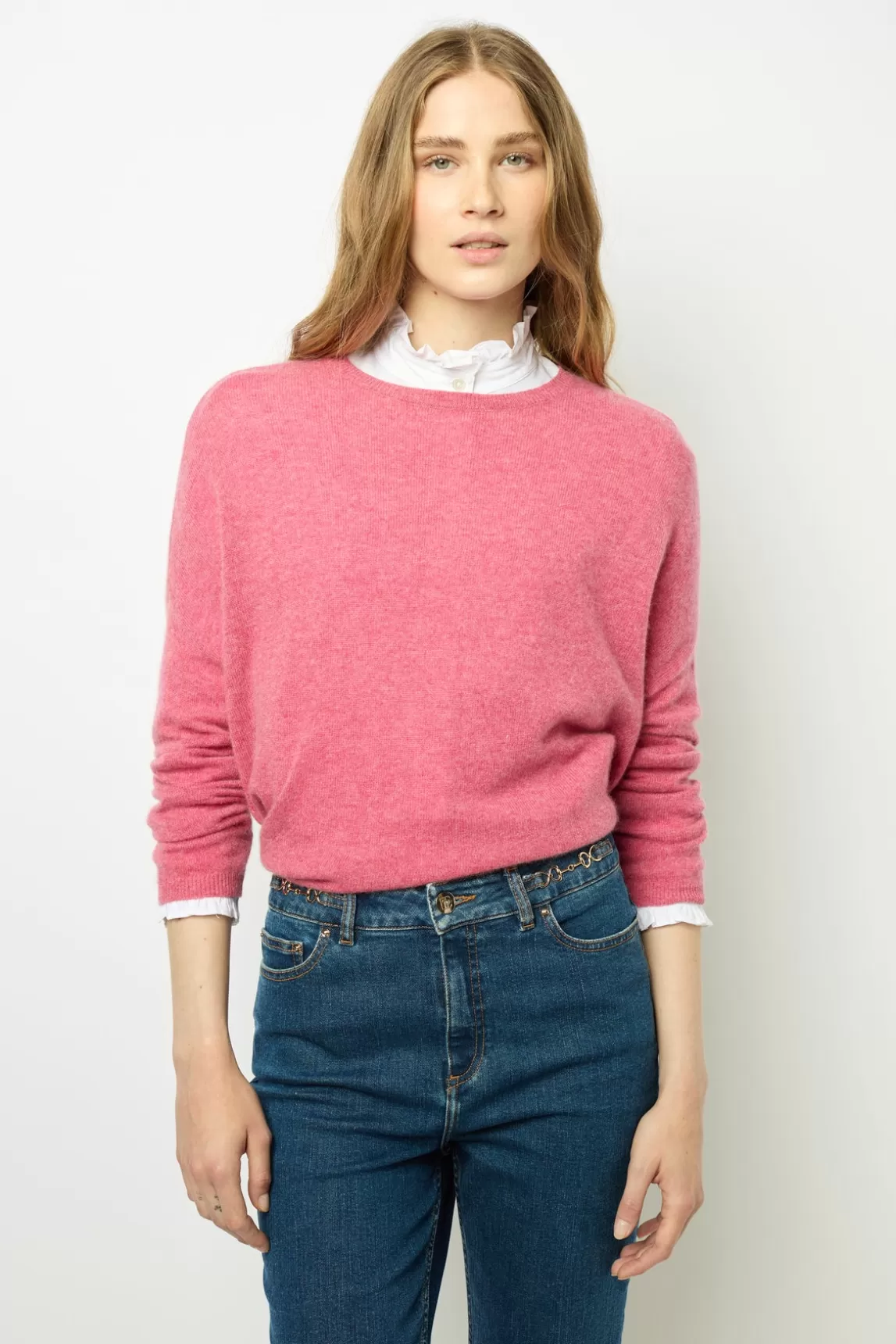 Best Gerard Darel Loose cashmere round neck sweater - JAZMINE Rose