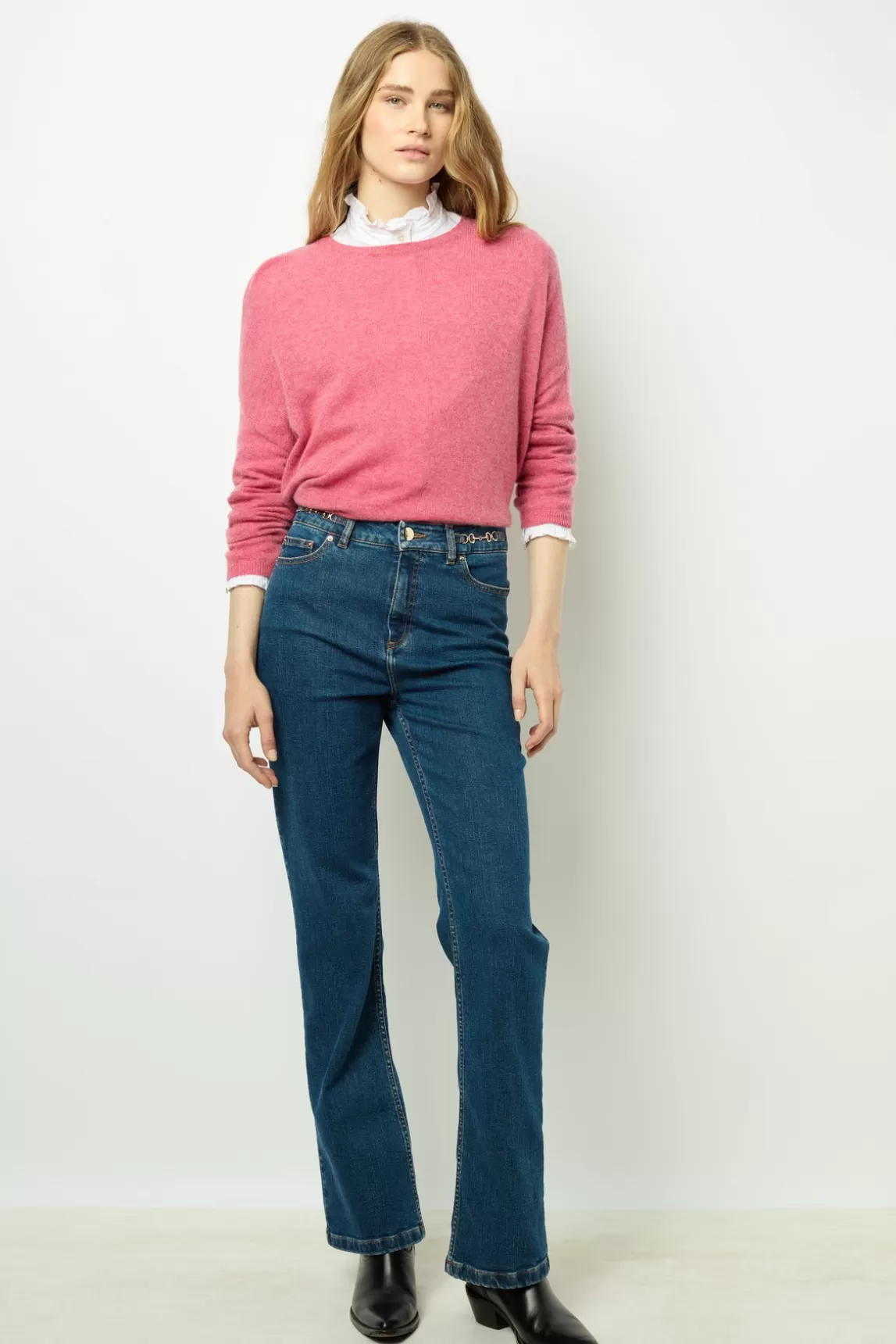 Best Gerard Darel Loose cashmere round neck sweater - JAZMINE Rose