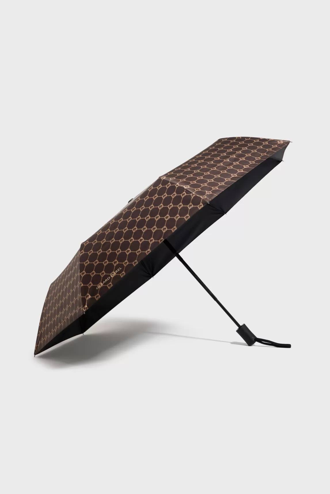 Clearance Gerard Darel Monogram folding umbrella - RAIN S Marron