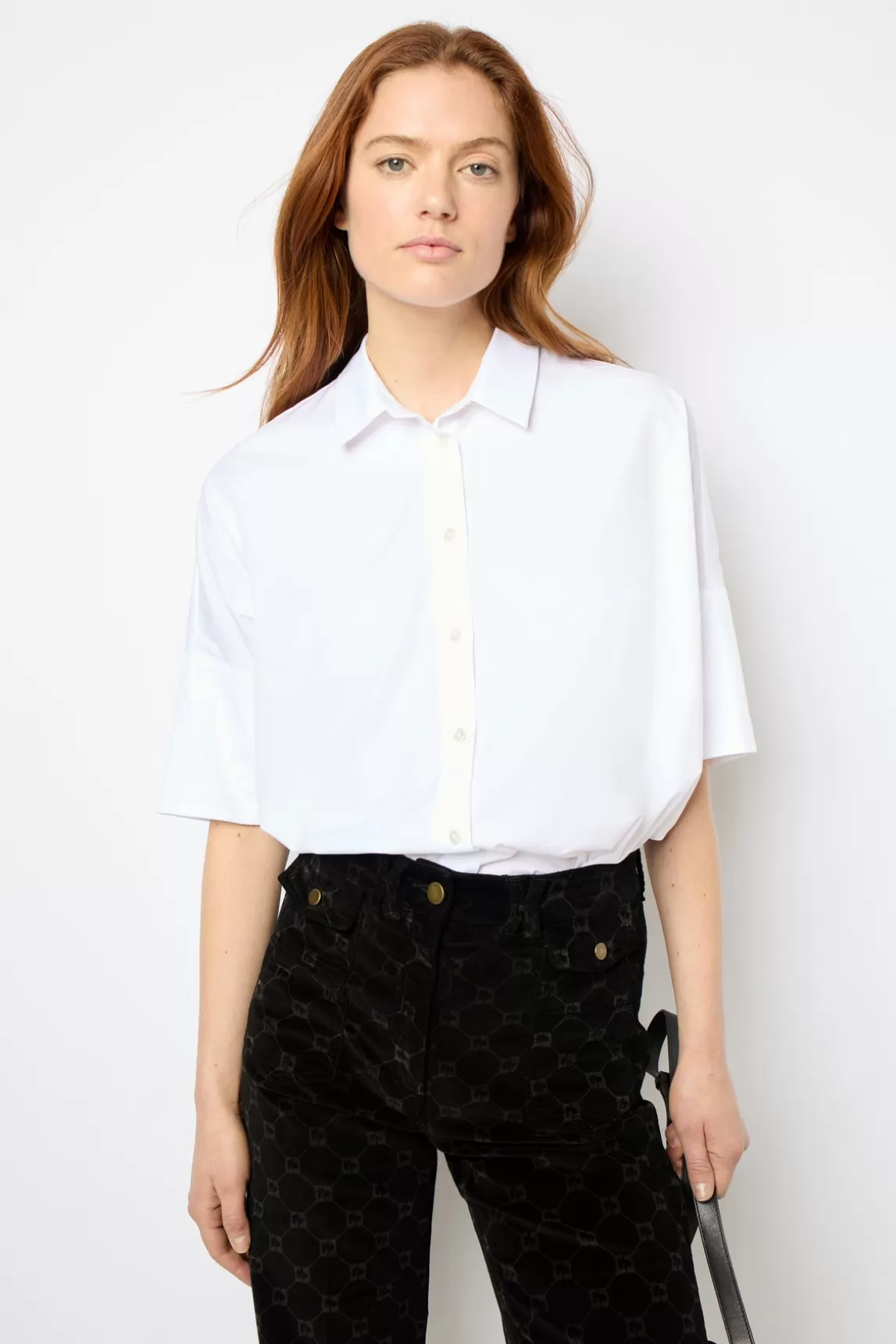 Best Sale Gerard Darel NARA - OVERSIZE SHIRT White