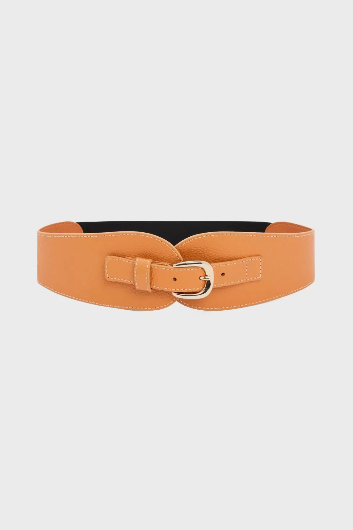 Best Gerard Darel OLYMPE - Grainy leather belt with elastic back Camel