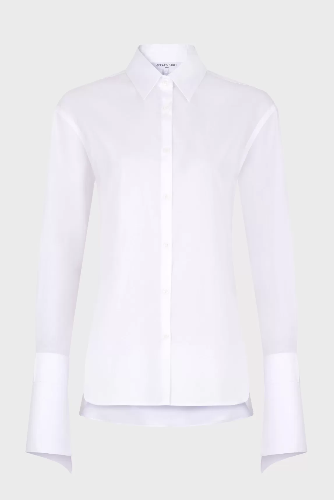 Cheap Gerard Darel Poplin shirt - CORALIE White