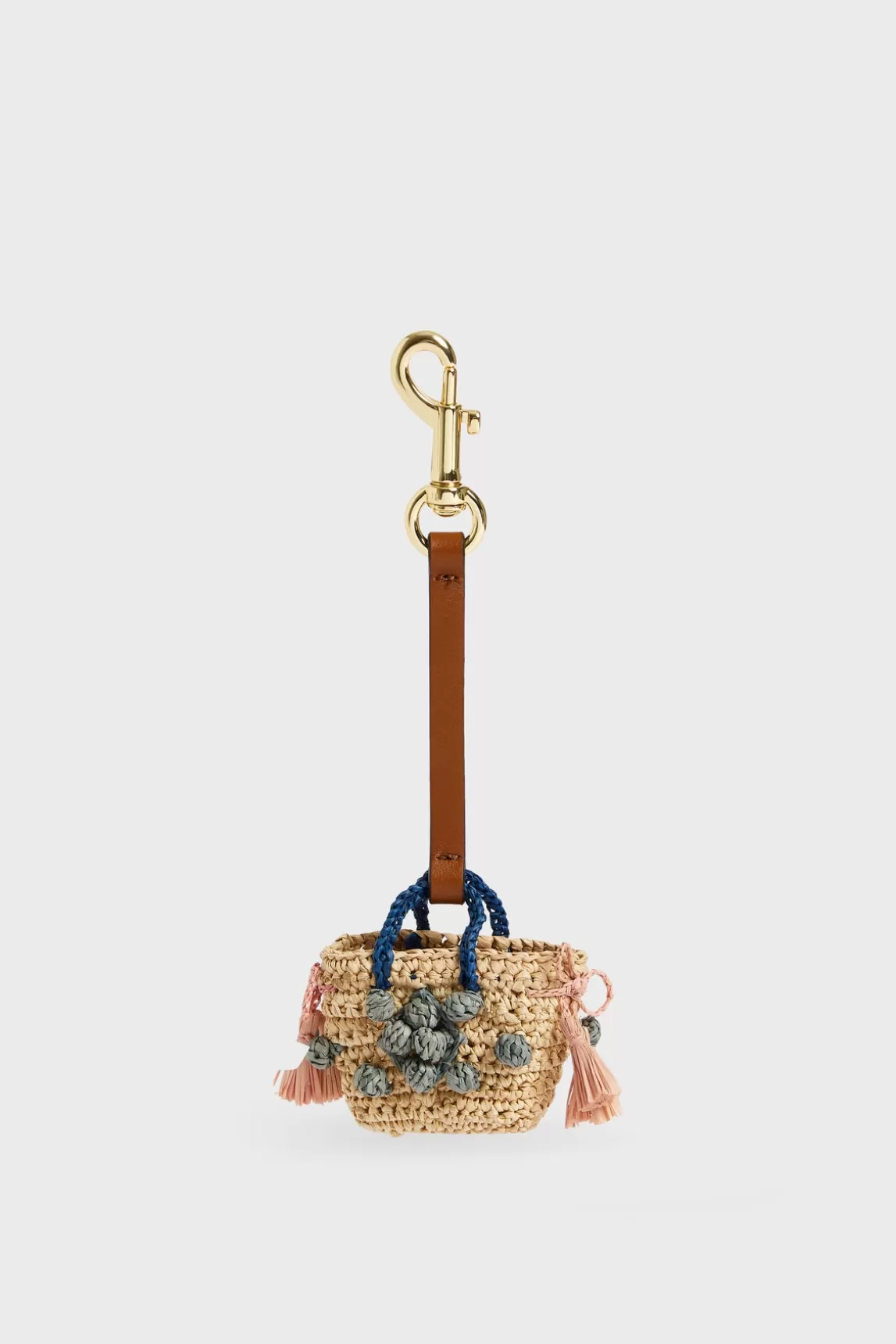 Fashion Gerard Darel Raffia charm - CHARM 24 Bleu