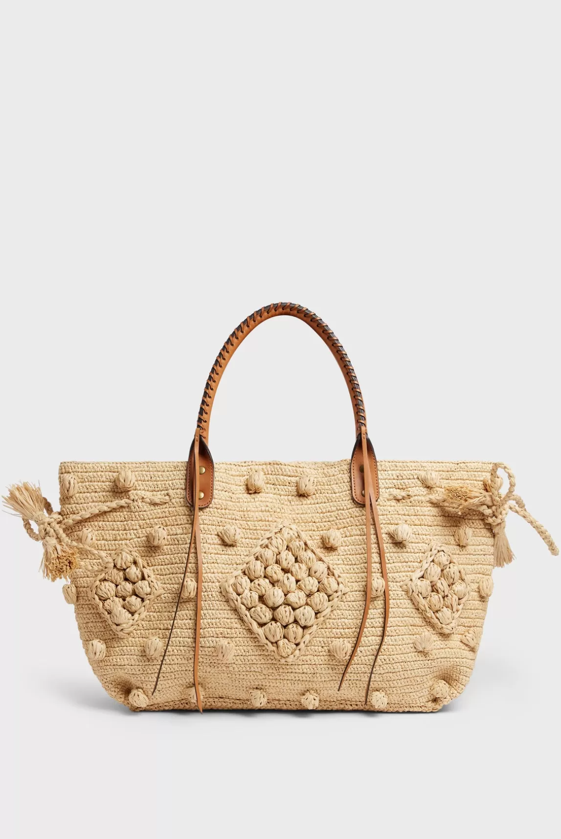 Fashion Gerard Darel Raffia handbag - 24H RAFFIA String