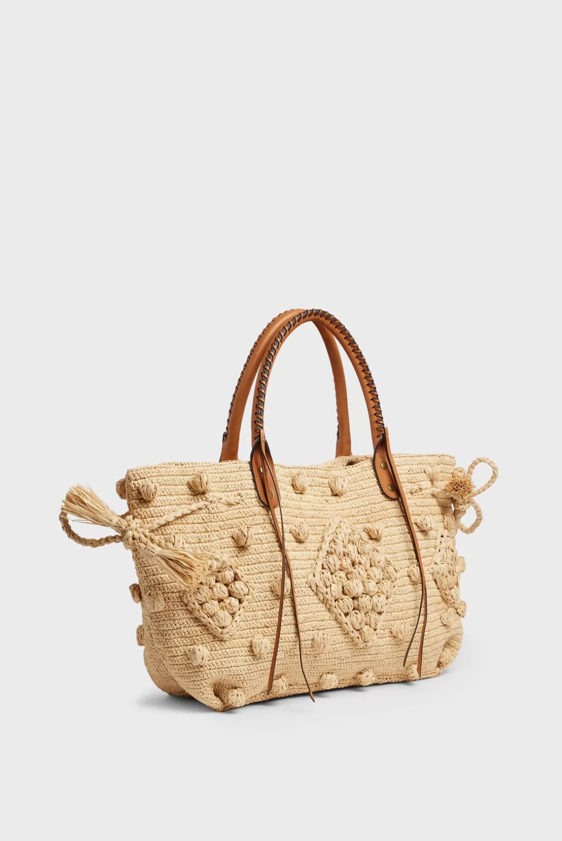 Fashion Gerard Darel Raffia handbag - 24H RAFFIA String