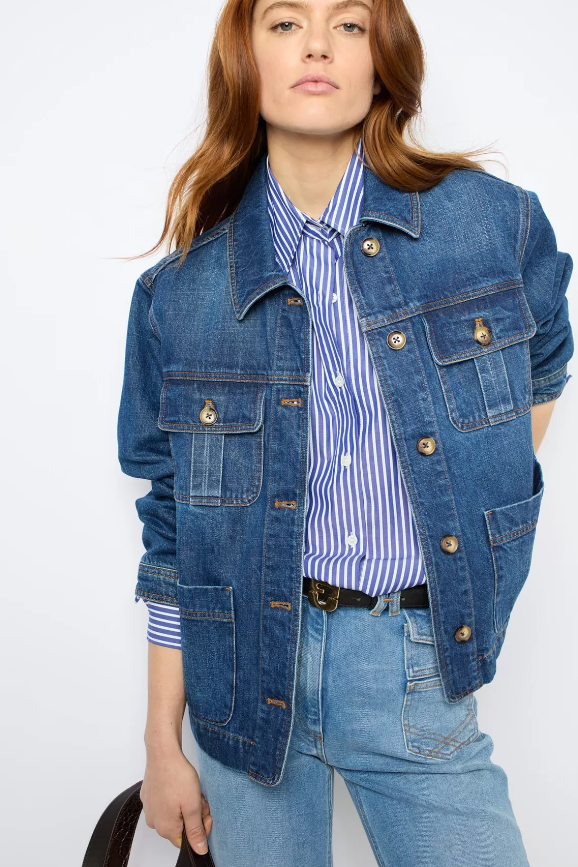 Clearance Gerard Darel Raw denim jacket - MARCELLINE Jeans