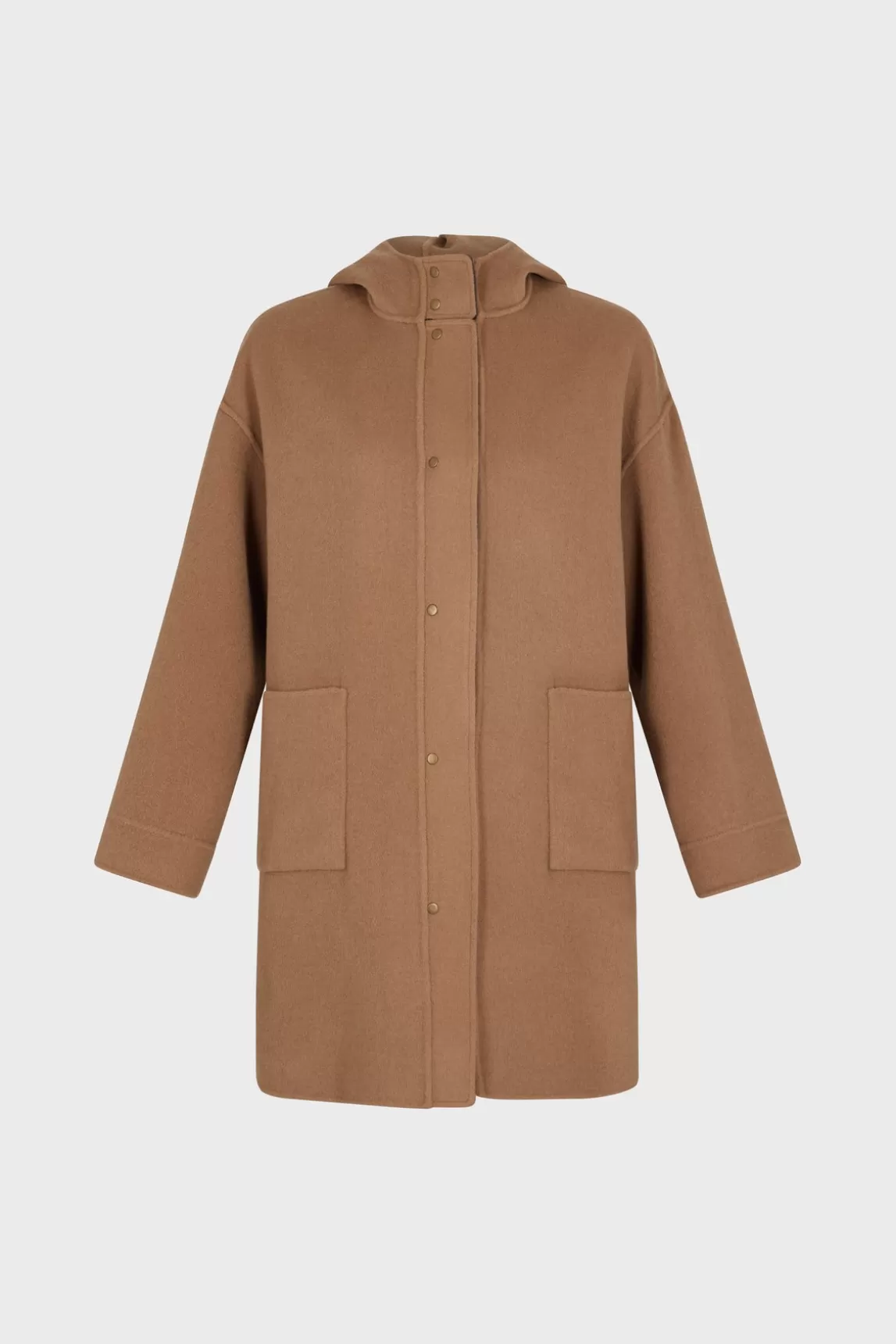 Outlet Gerard Darel Reversible hooded coat - LANE VertKaki