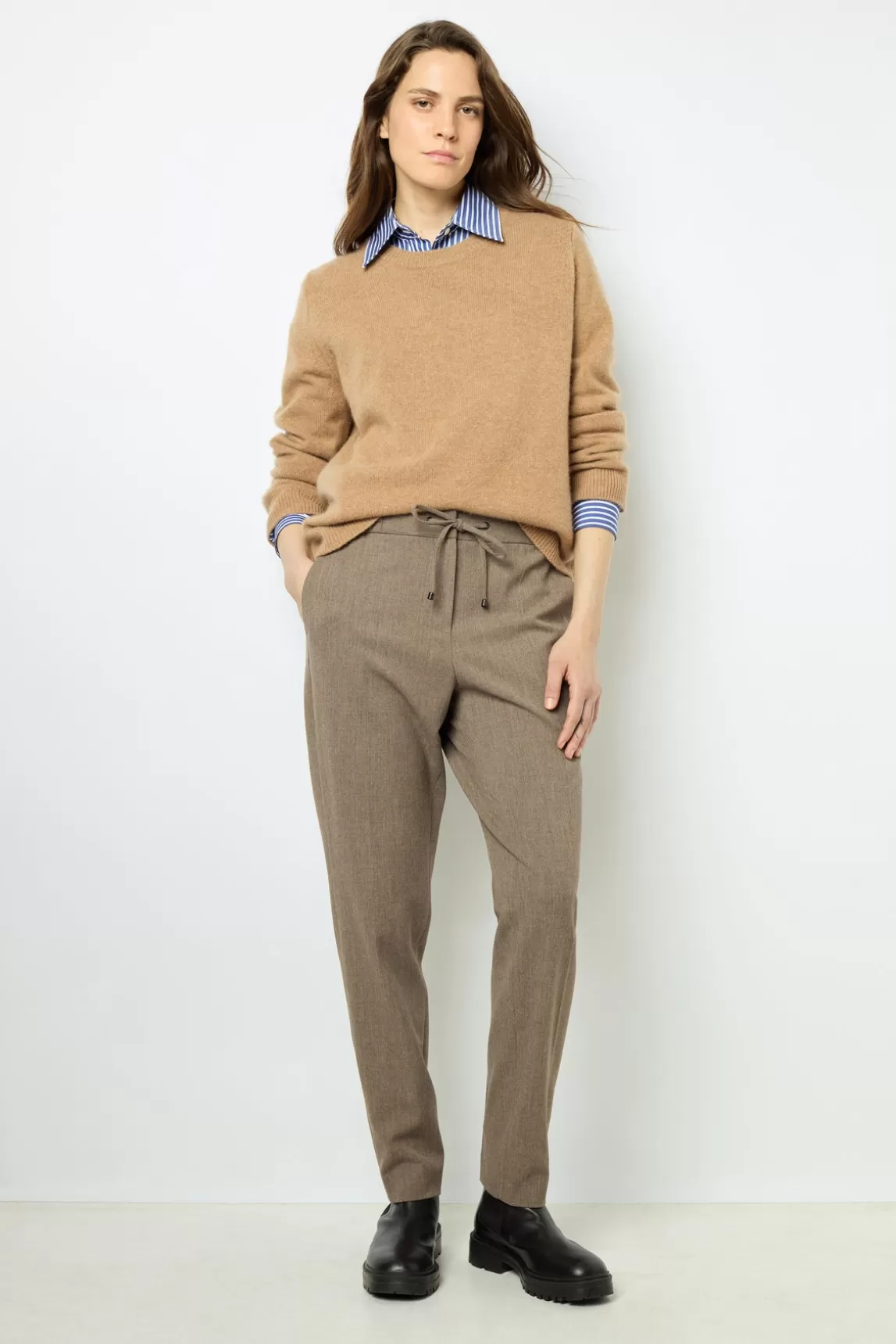 Cheap Gerard Darel Round neck cashmere sweater - JOVITA Camel