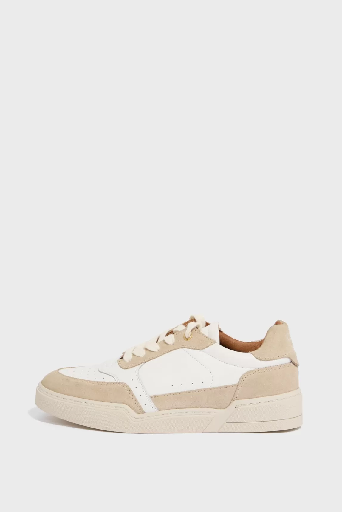 Cheap Gerard Darel Sneakers aus Leder und Wildleder - NINA Beige