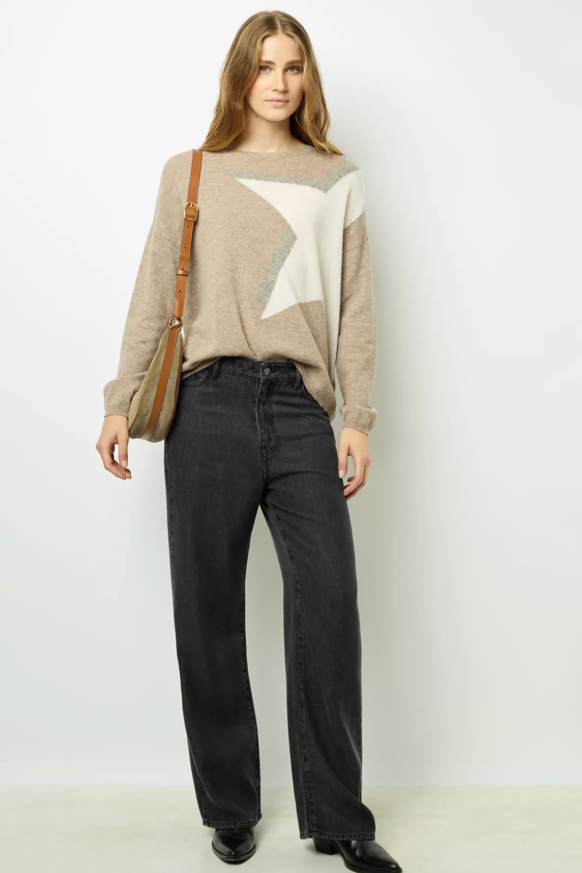 Online Gerard Darel Star cashmere sweater - JANELA Naturel